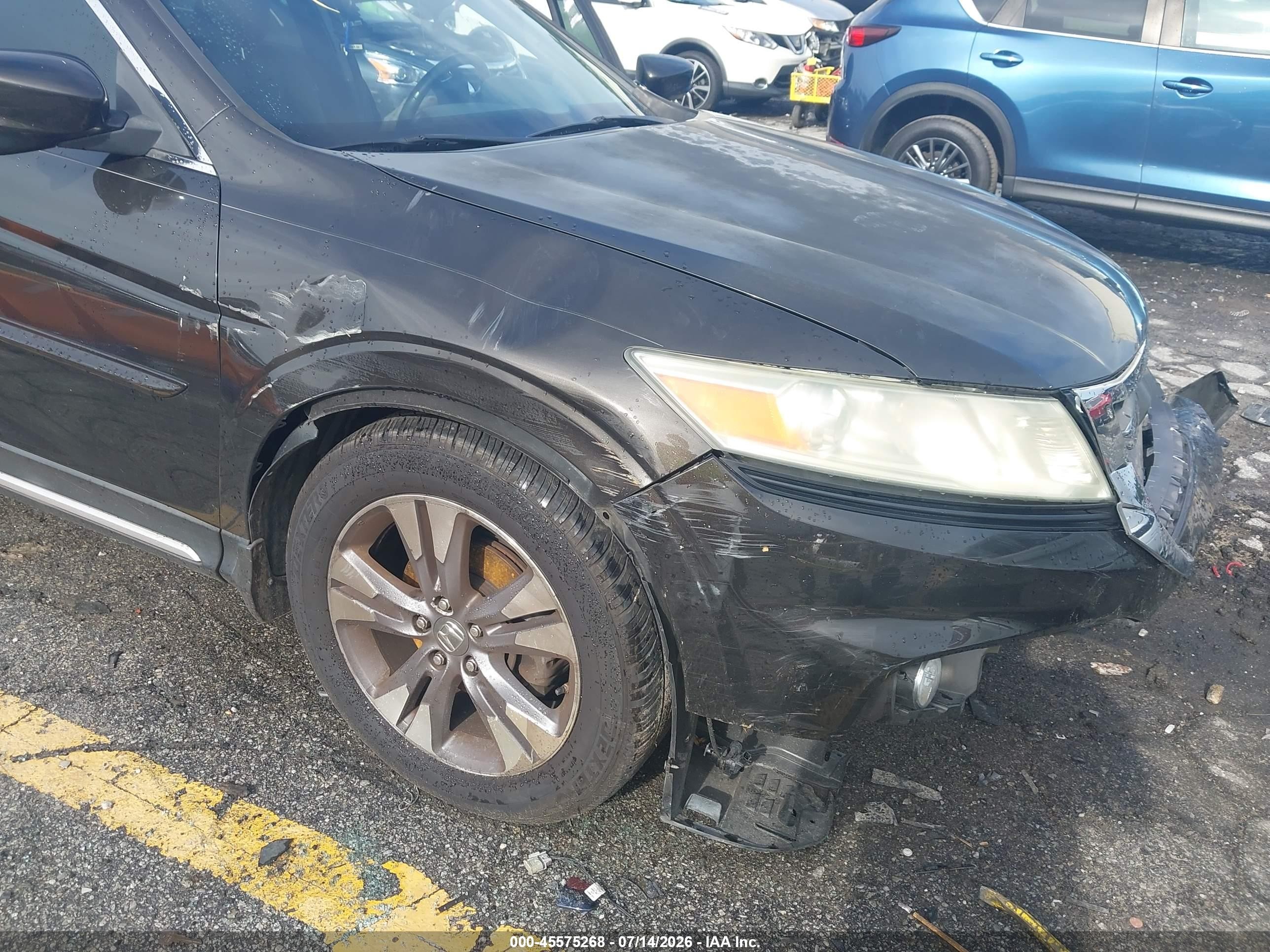 2013 Honda Crosstour Ex-l V6 Коричневый vin: 5J6TF1H54DL000700