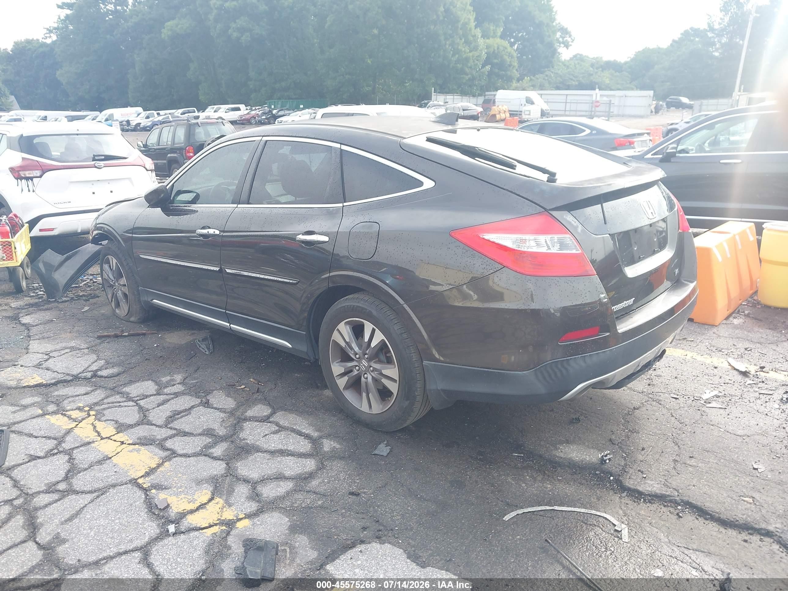 2013 Honda Crosstour Ex-l V6 Коричневый vin: 5J6TF1H54DL000700