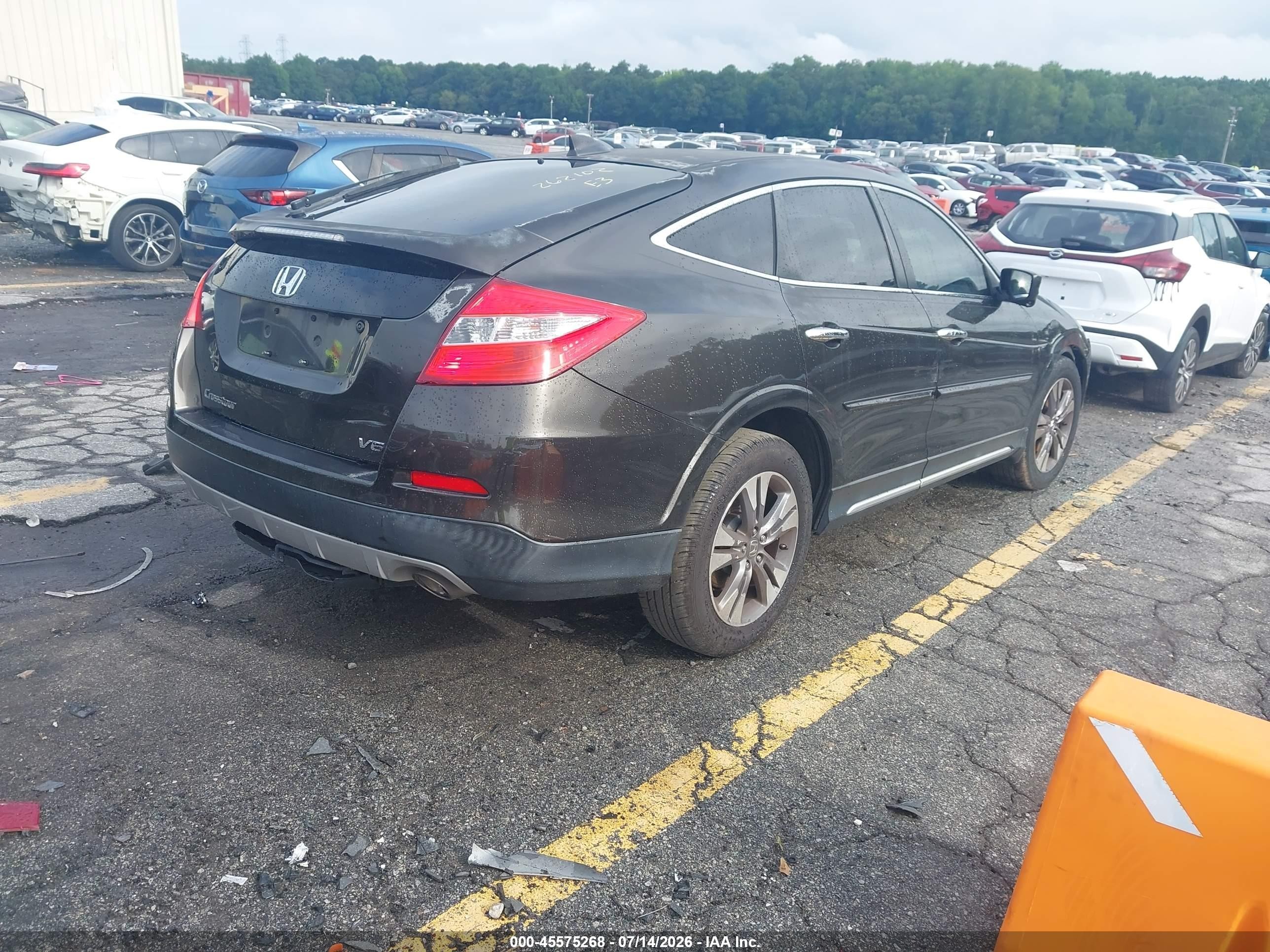 2013 Honda Crosstour Ex-l V6 Коричневый vin: 5J6TF1H54DL000700