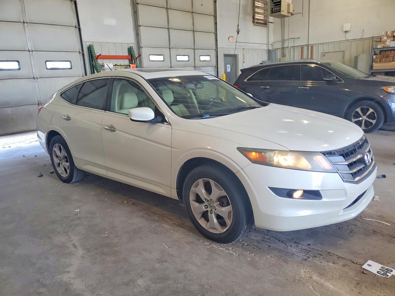 2010 Honda Accord Crosstour Exl White vin: 5J6TF1H55AL000801