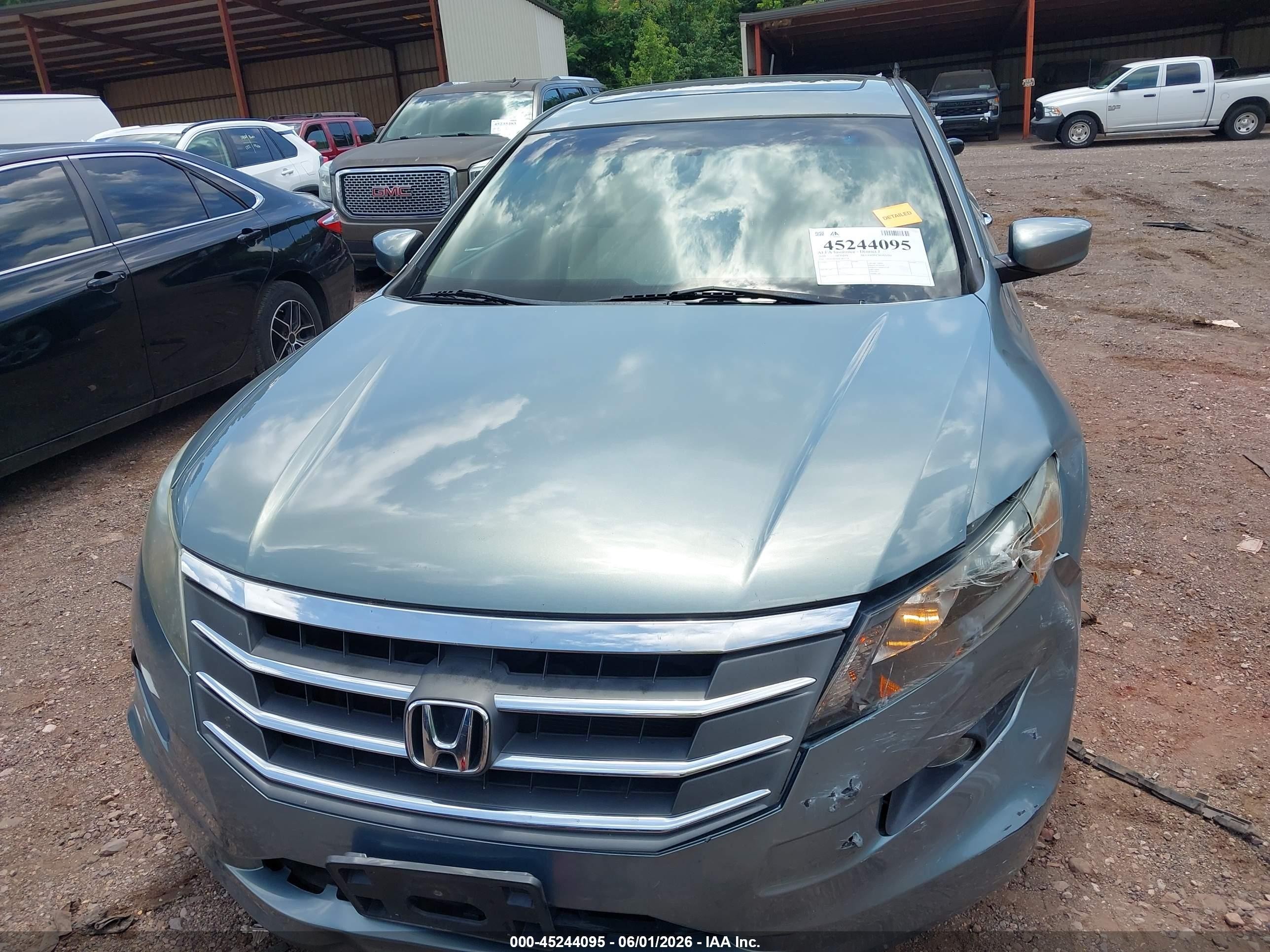 2010 Honda Accord Crosstour Ex-l Gray vin: 5J6TF1H55AL005724