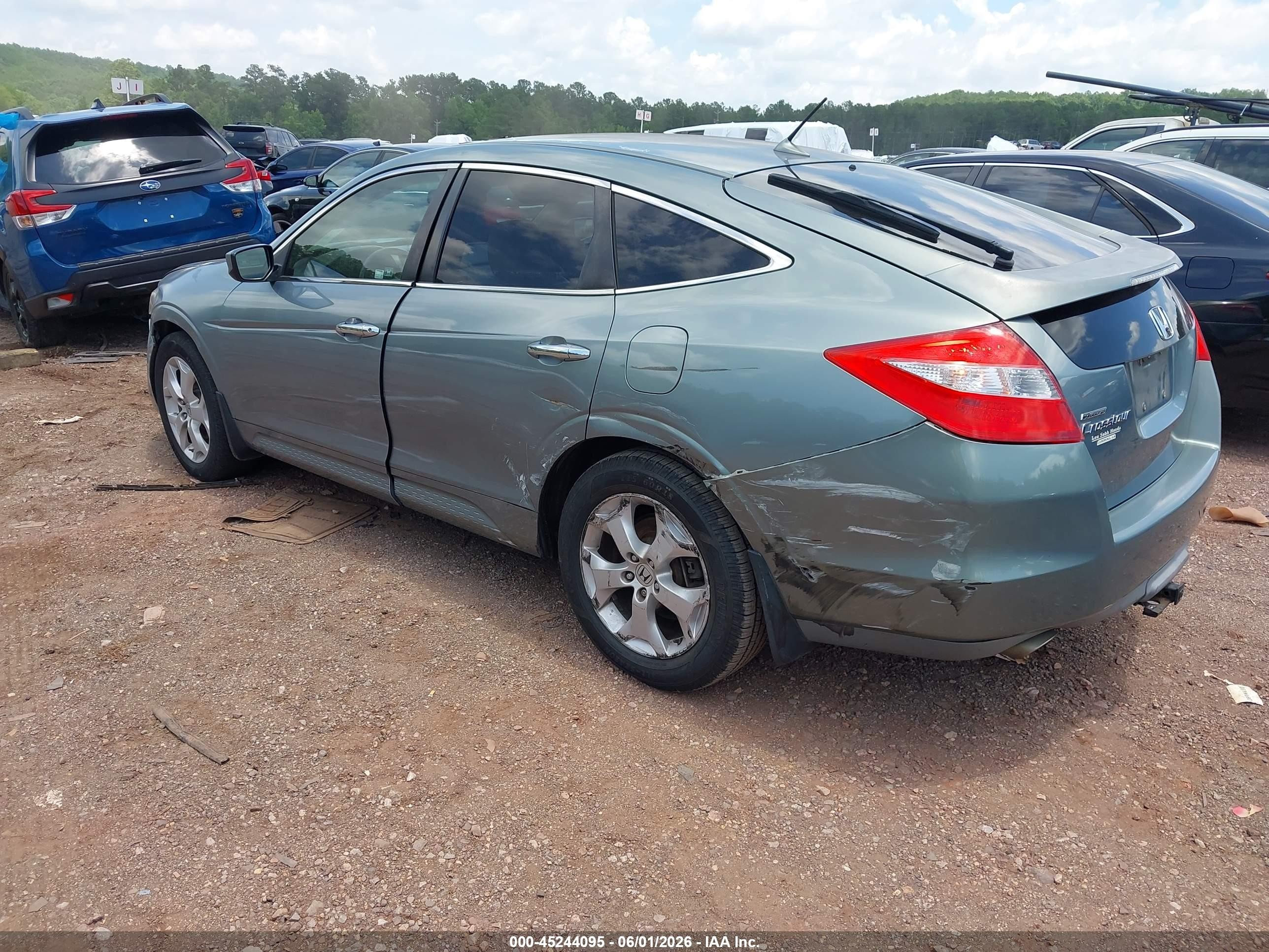 2010 Honda Accord Crosstour Ex-l Gray vin: 5J6TF1H55AL005724