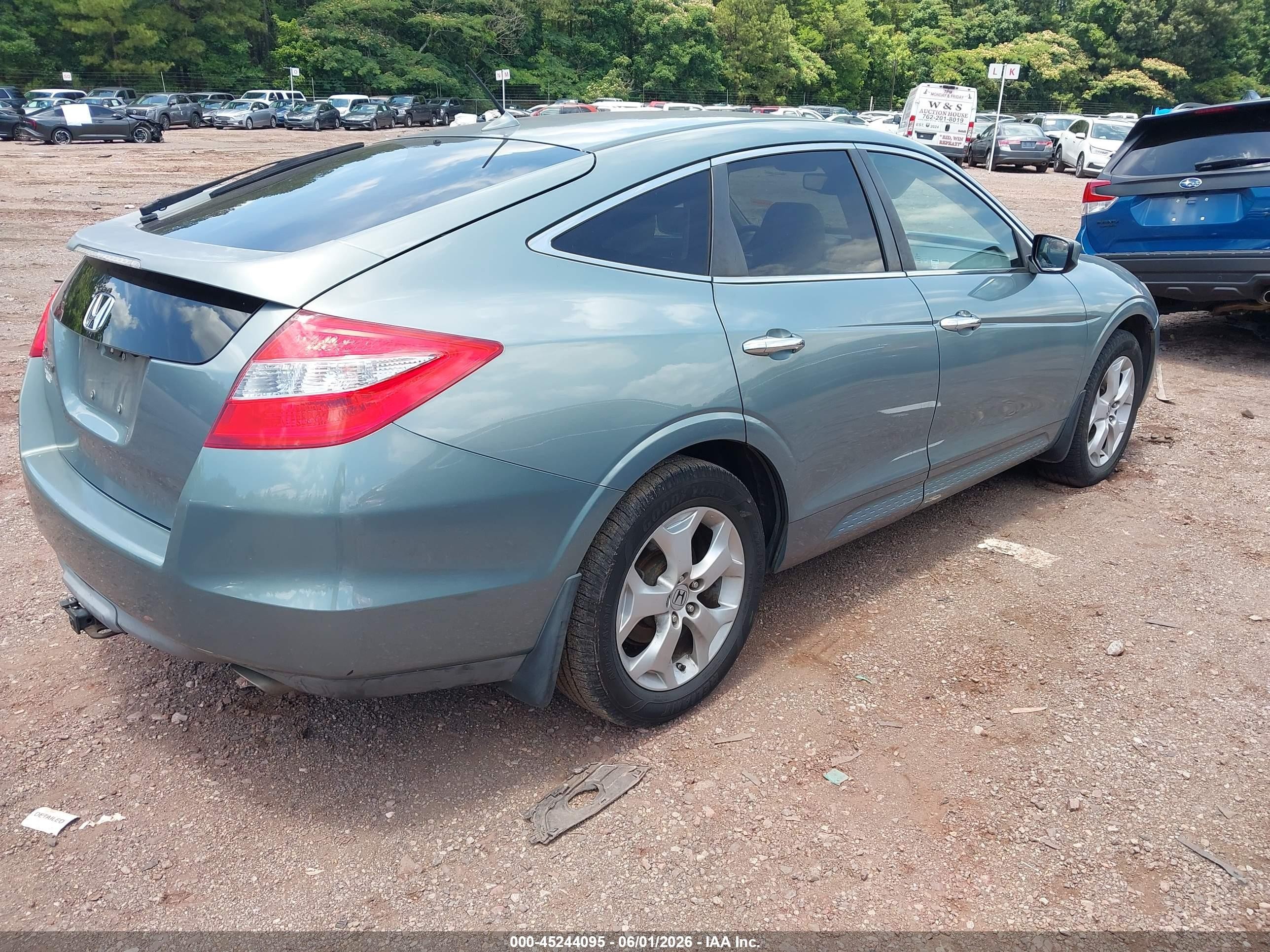2010 Honda Accord Crosstour Ex-l Gray vin: 5J6TF1H55AL005724