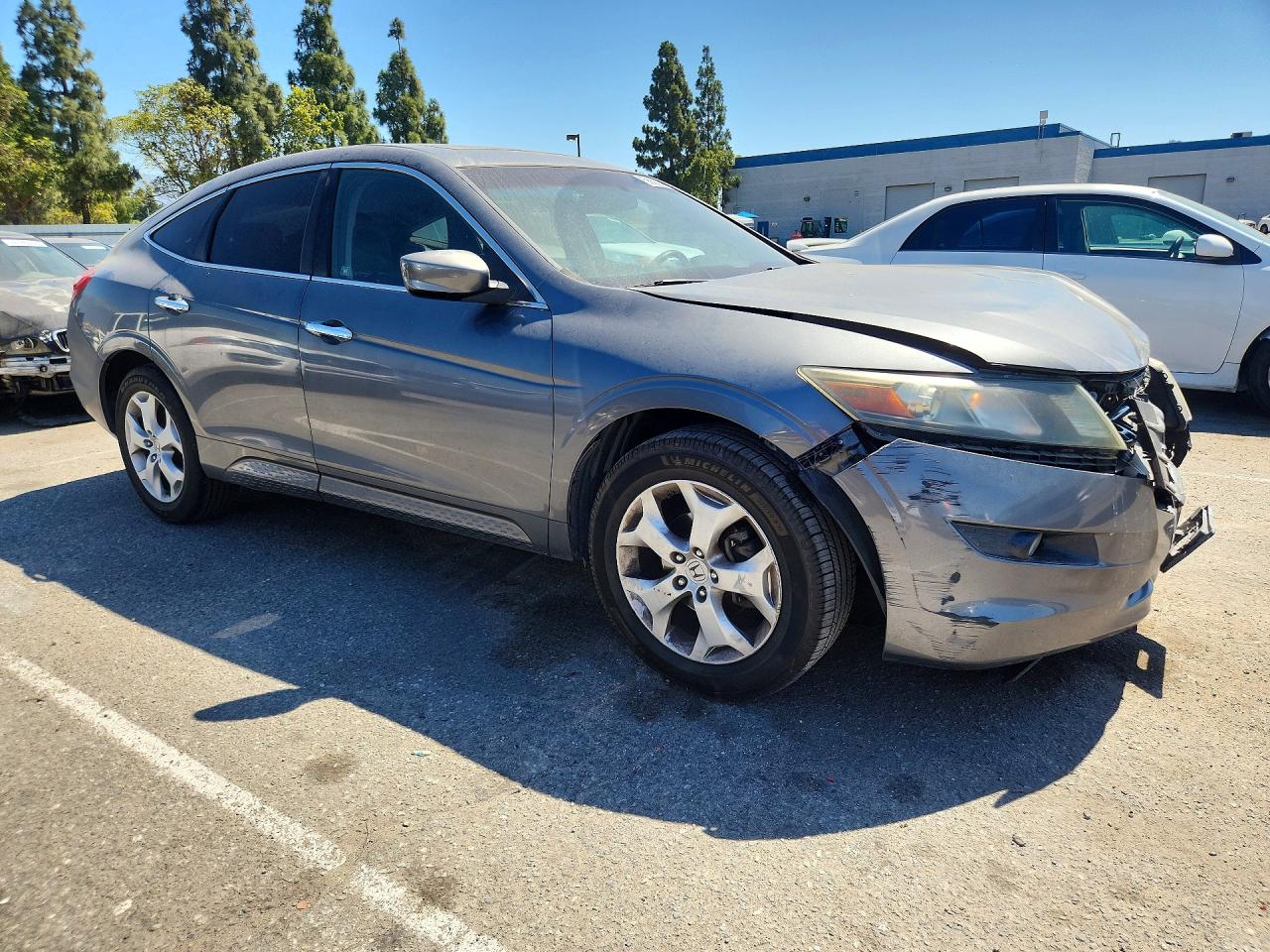 2010 Honda Accord Crosstour Gray vin: 5J6TF1H55AL008459