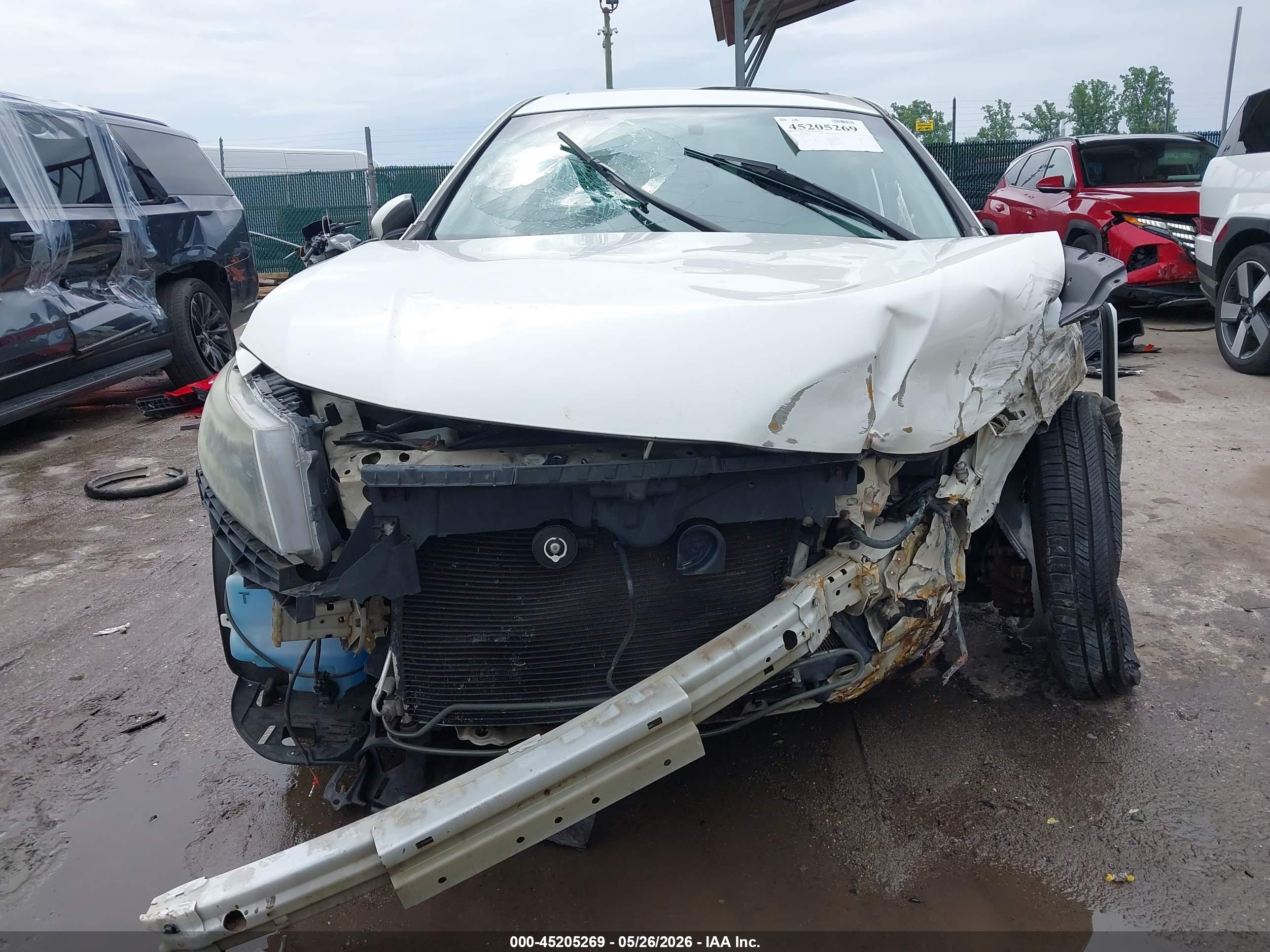 2010 Honda Accord Crosstour Ex-l White vin: 5J6TF1H55AL010180