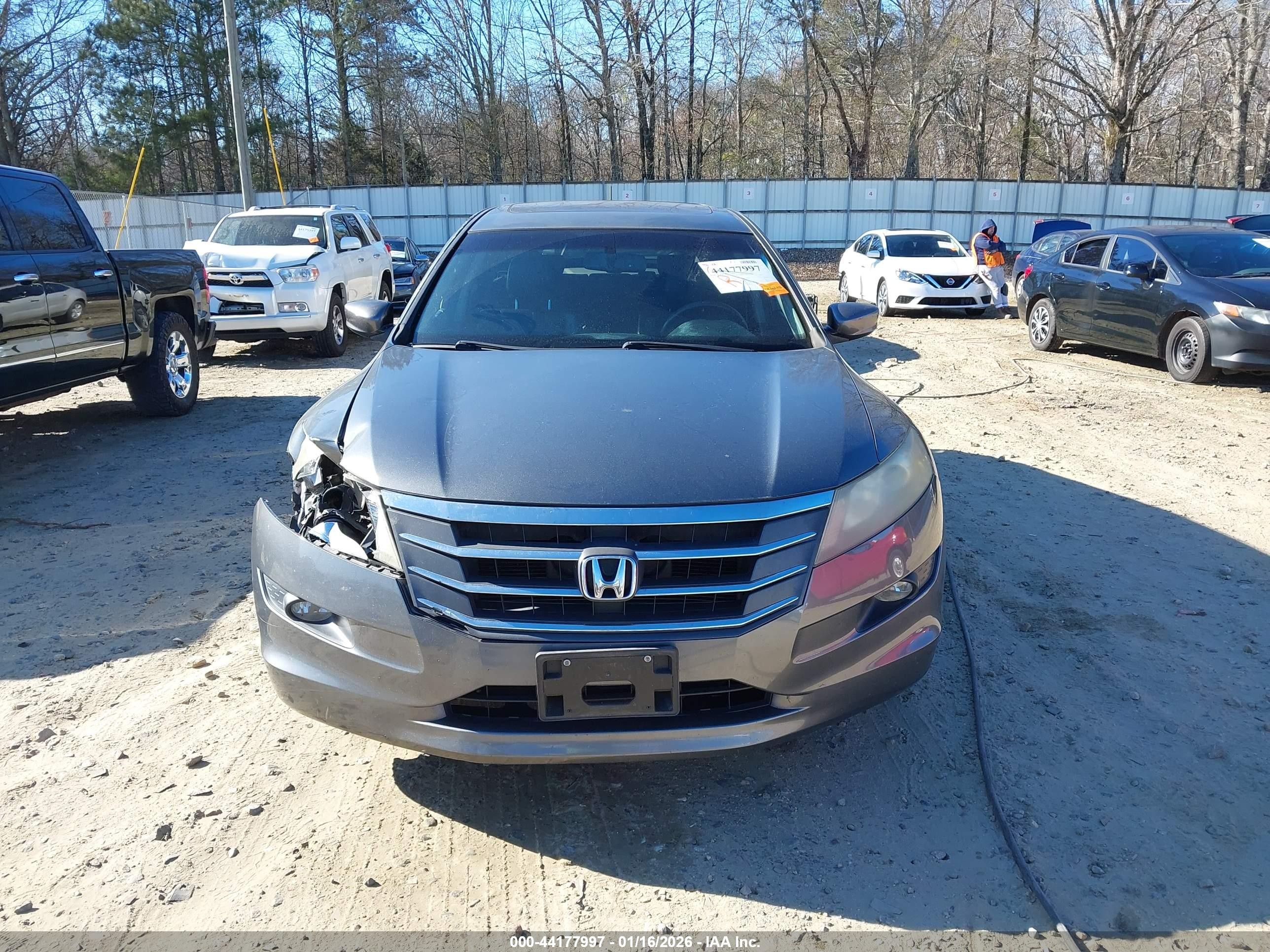 2010 Honda Accord Crosstour Ex-l Серый vin: 5J6TF1H55AL015265