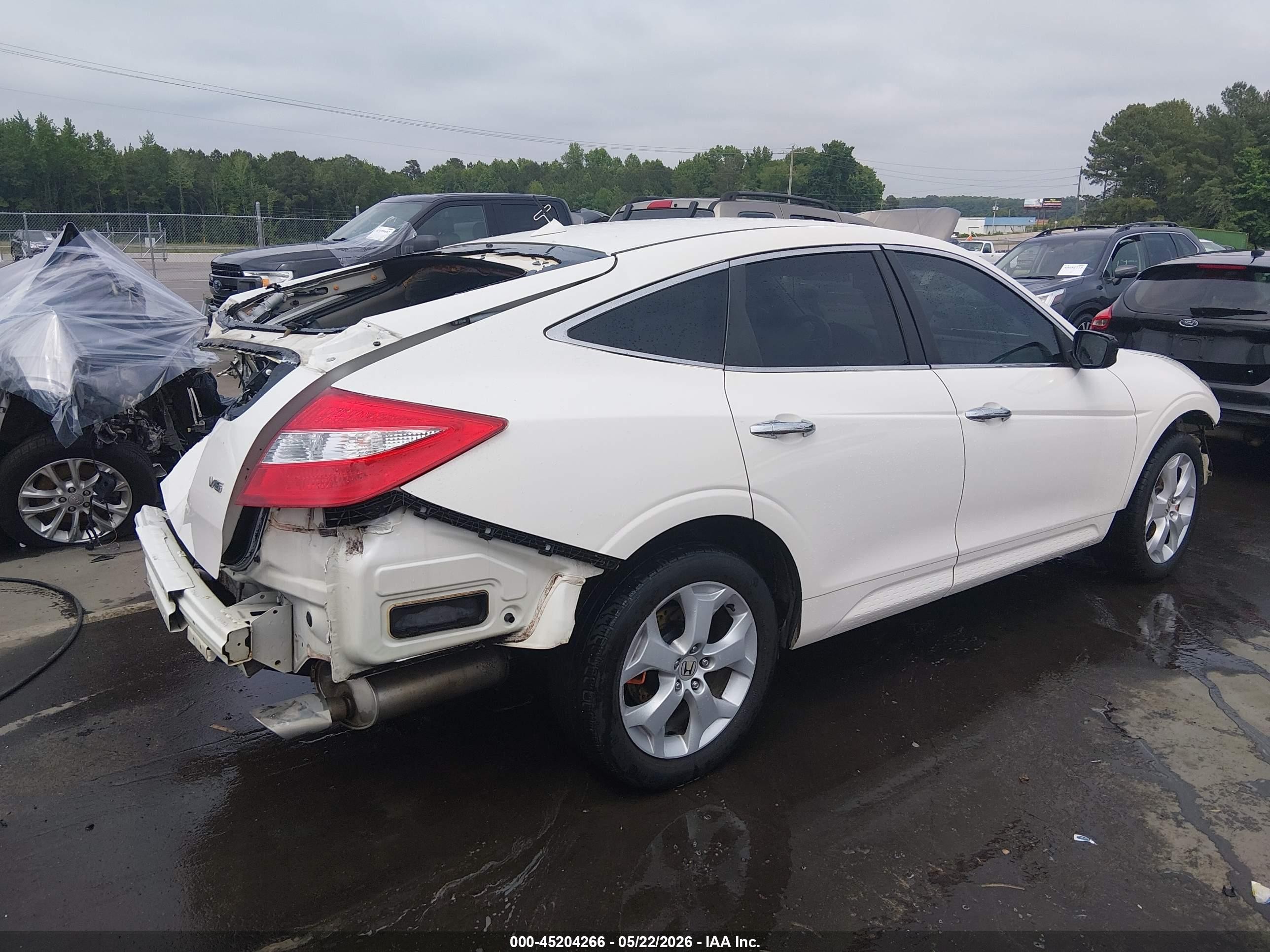 2012 Honda Crosstour Ex-l White vin: 5J6TF1H55CL002146