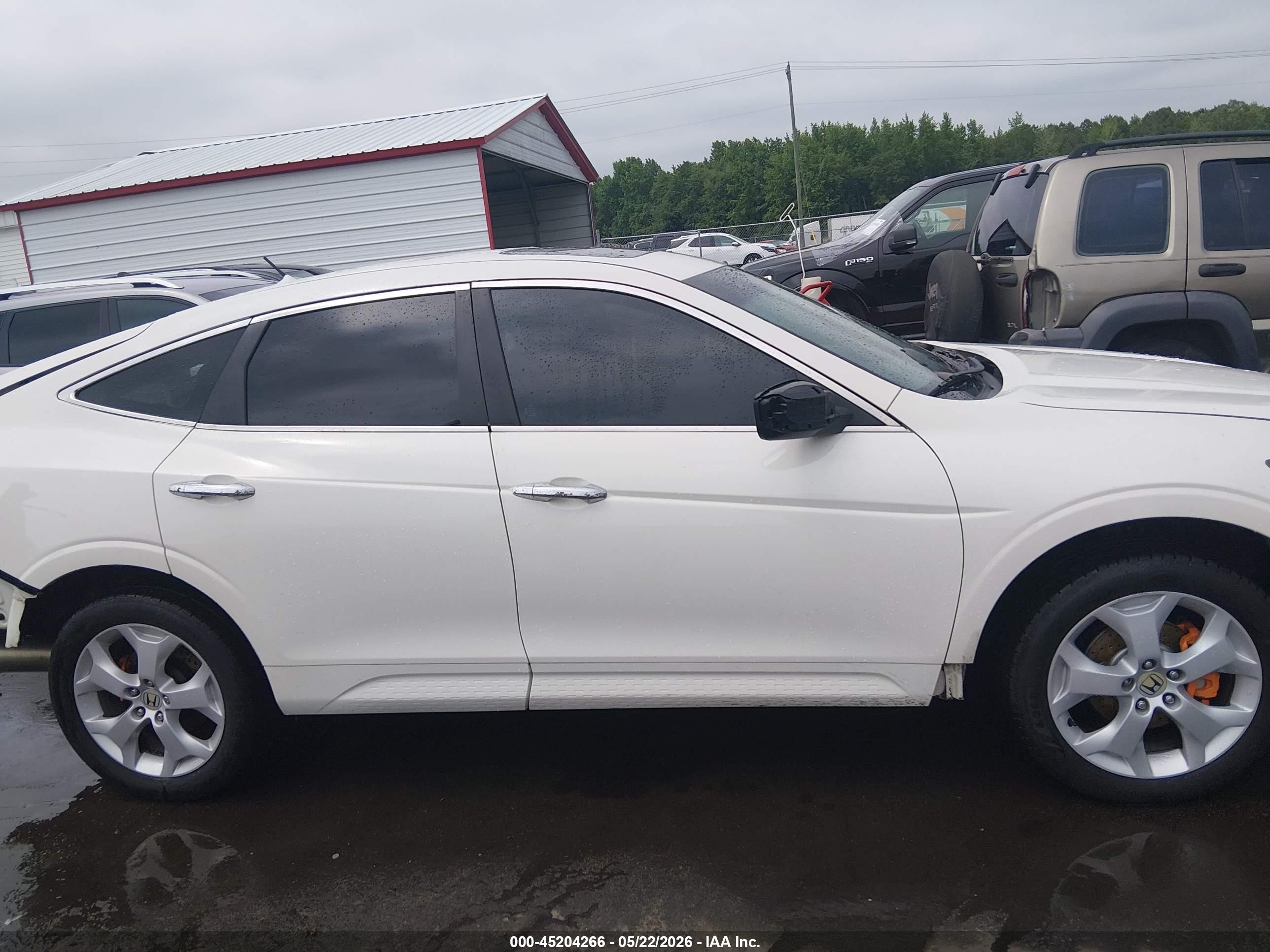 2012 Honda Crosstour Ex-l White vin: 5J6TF1H55CL002146