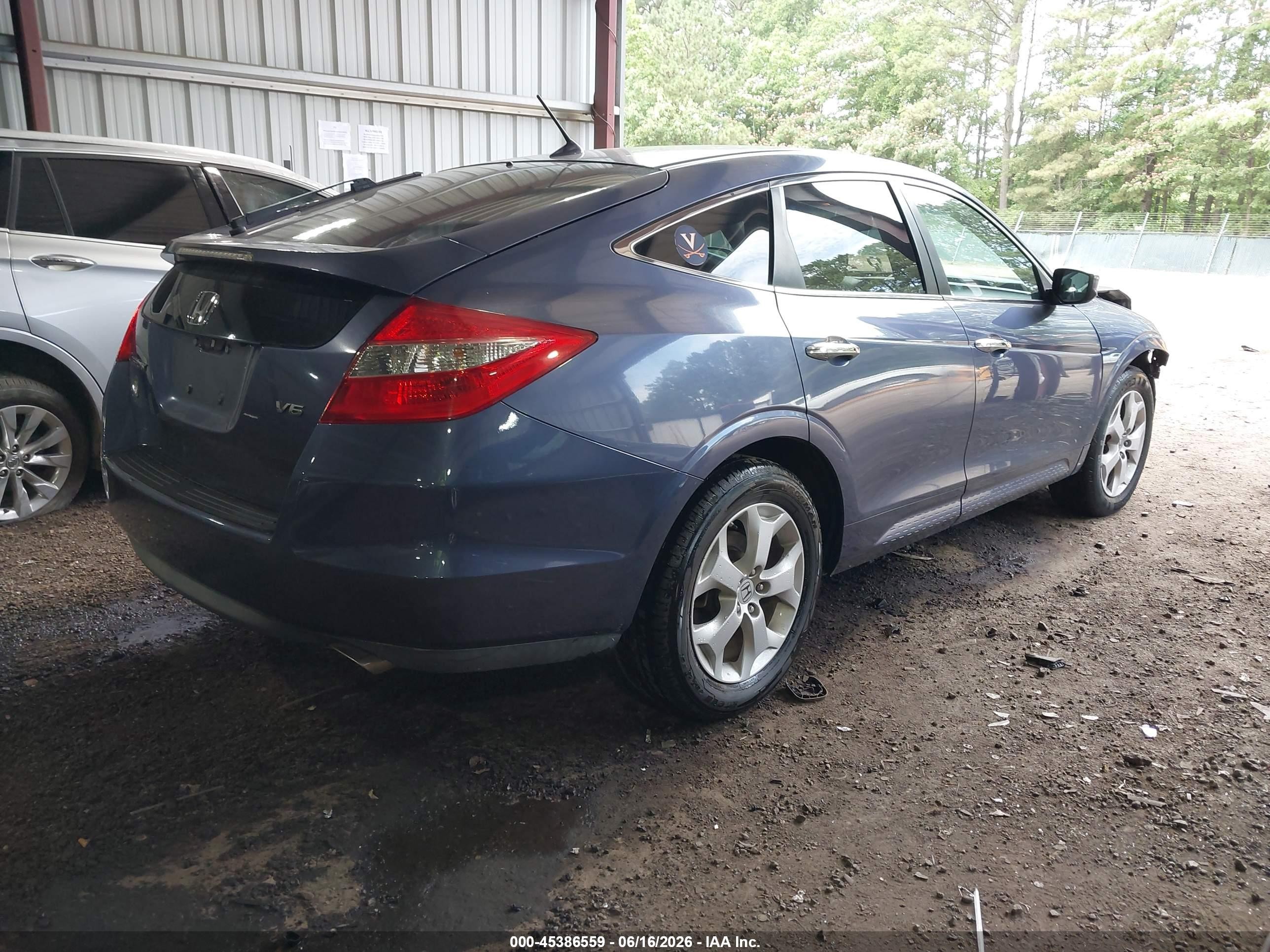 2012 Honda Crosstour Ex-l Синий vin: 5J6TF1H55CL007198