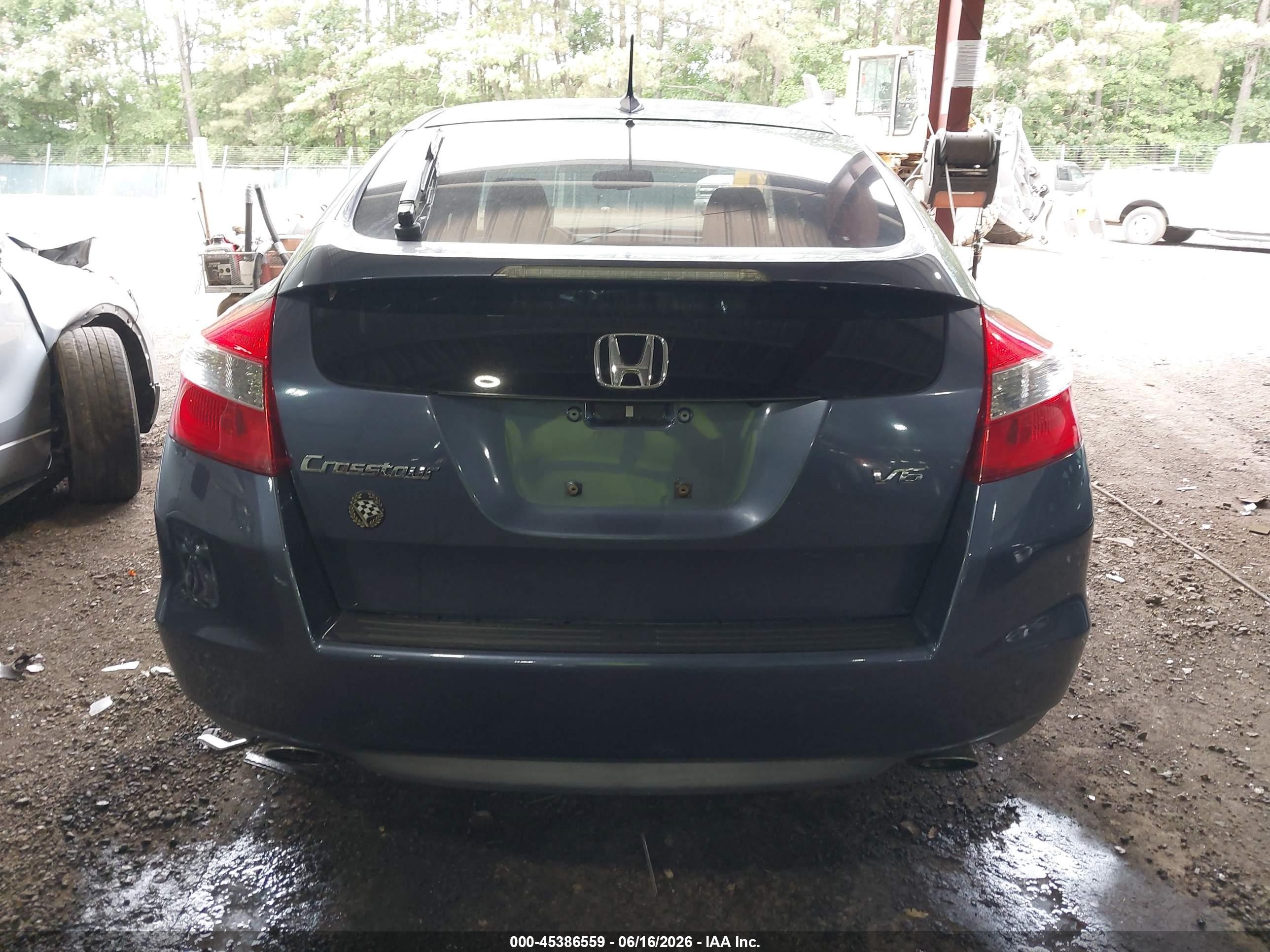 2012 Honda Crosstour Ex-l Синий vin: 5J6TF1H55CL007198