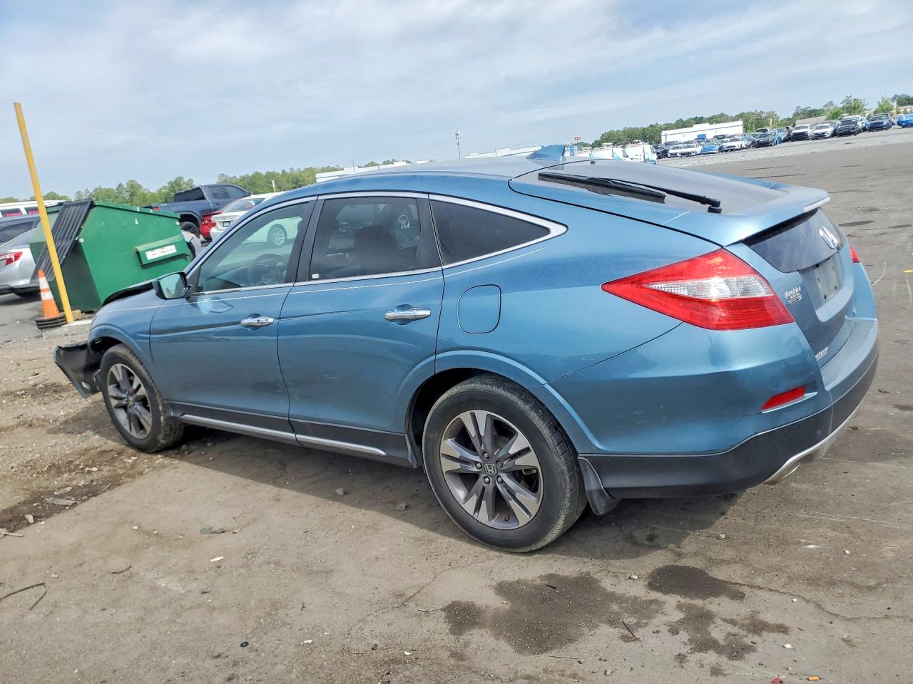 2013 Honda Crosstour Exl Blue vin: 5J6TF1H55DL002309