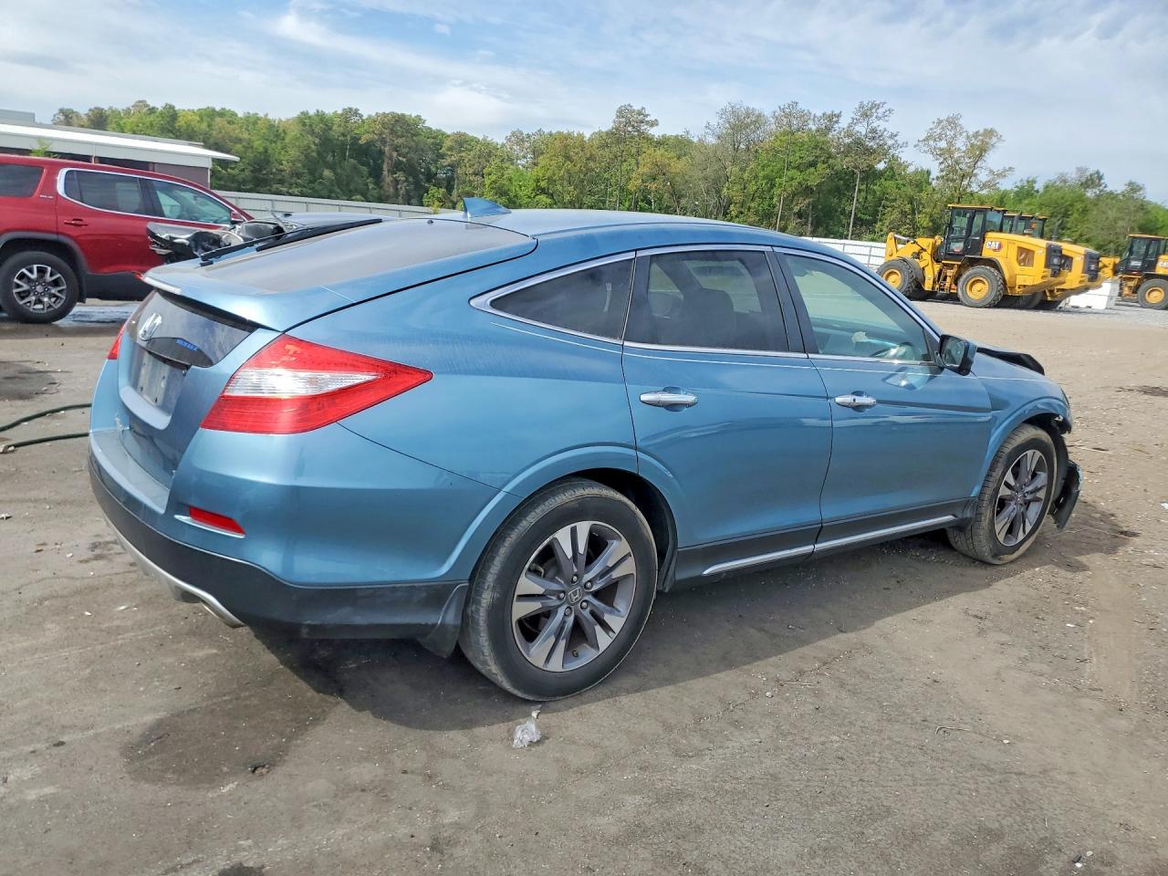 2013 Honda Crosstour Exl Blue vin: 5J6TF1H55DL002309