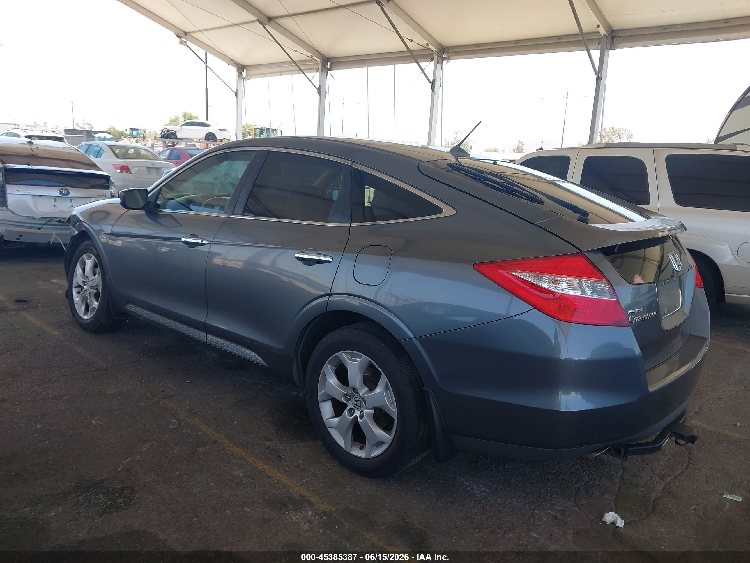 2010 Honda Accord Crosstour Ex-l Gray vin: 5J6TF1H56AL008048