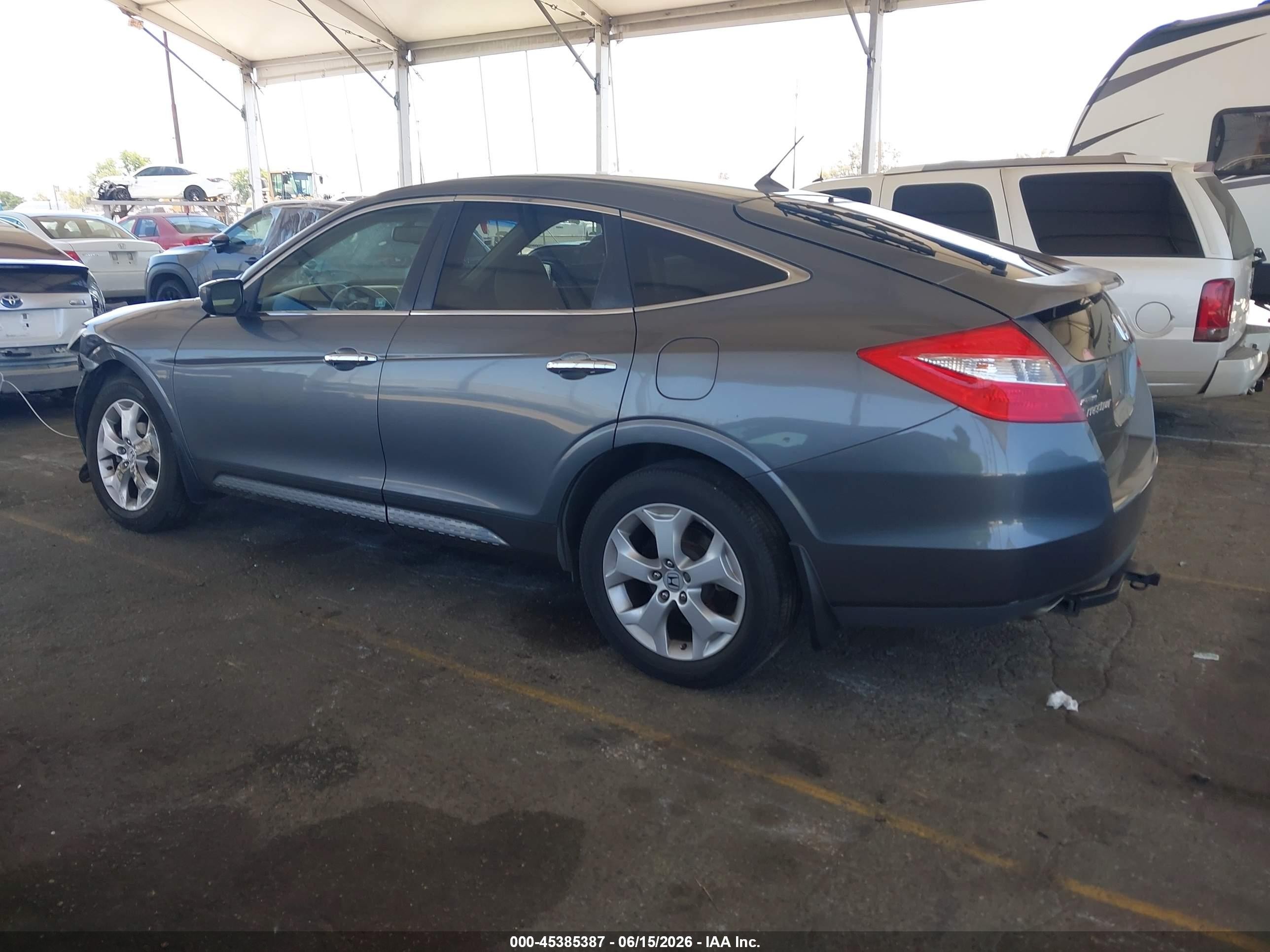 2010 Honda Accord Crosstour Ex-l Gray vin: 5J6TF1H56AL008048