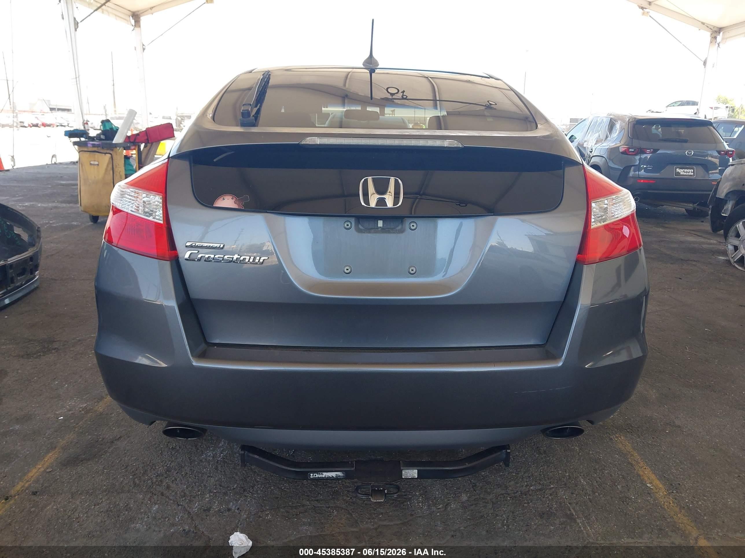 2010 Honda Accord Crosstour Ex-l Gray vin: 5J6TF1H56AL008048