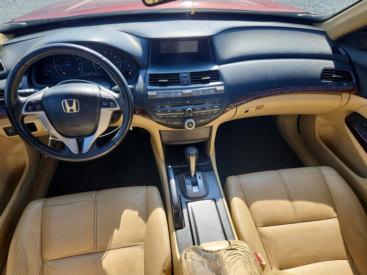 2010 Honda Accord Crosstour Exl Бордовый vin: 5J6TF1H56AL011466