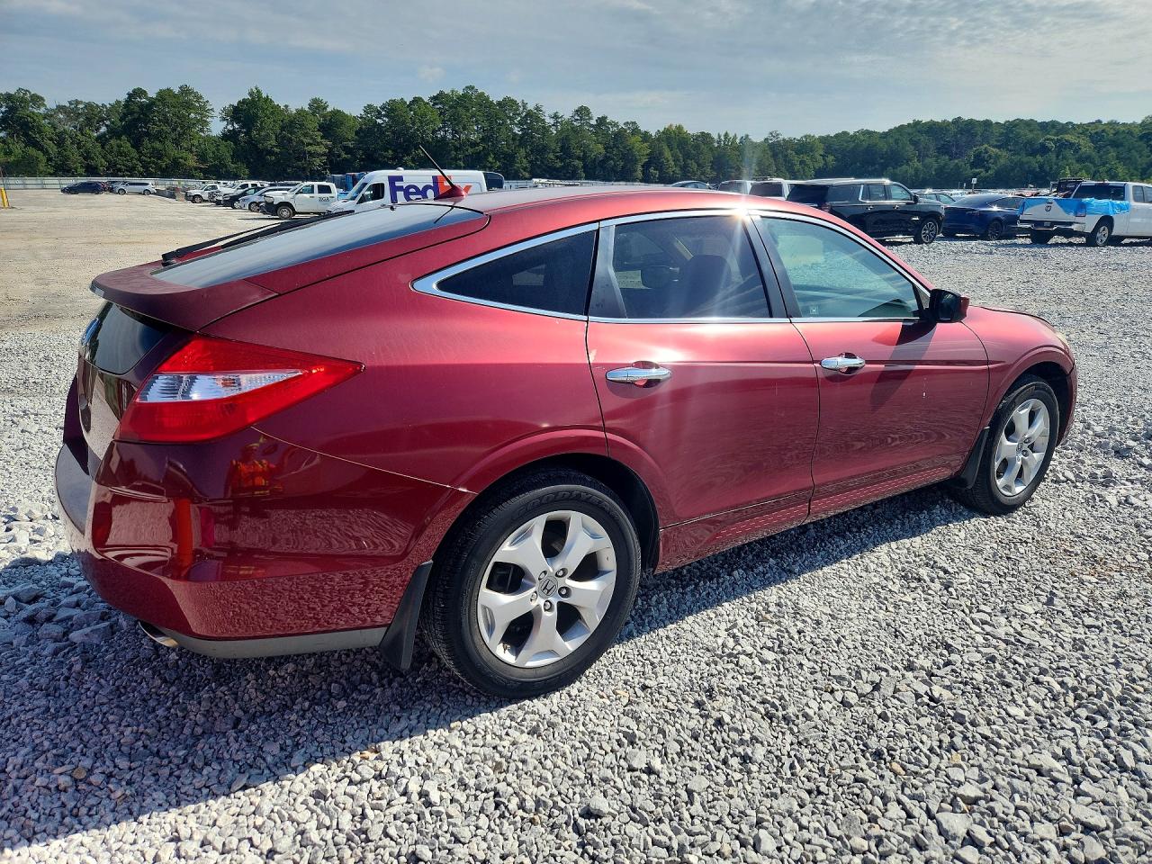 2010 Honda Accord Crosstour Exl Бордовый vin: 5J6TF1H56AL011466