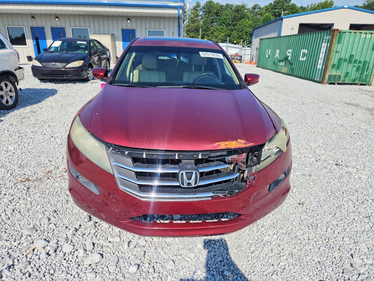 2010 Honda Accord Crosstour Exl Бордовый vin: 5J6TF1H56AL011466