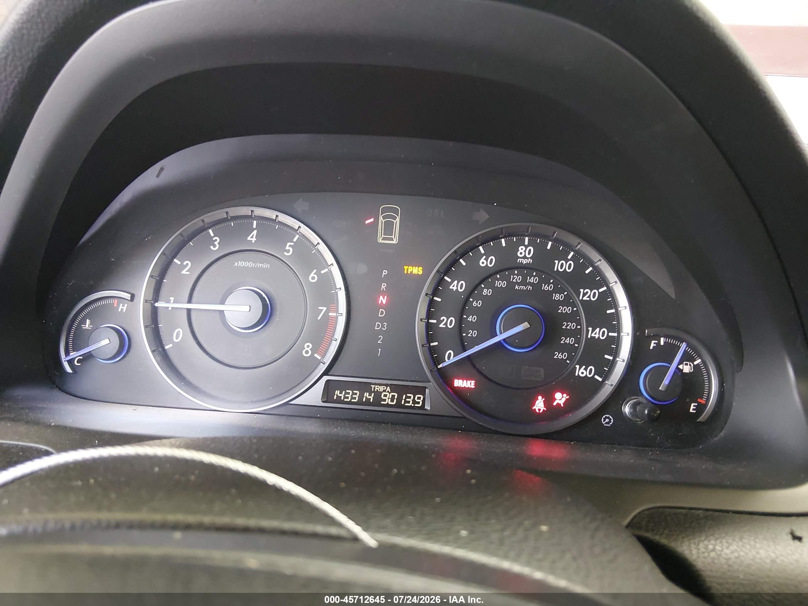 2010 Honda Accord Crosstour Ex-l Burgundy vin: 5J6TF1H56AL011855