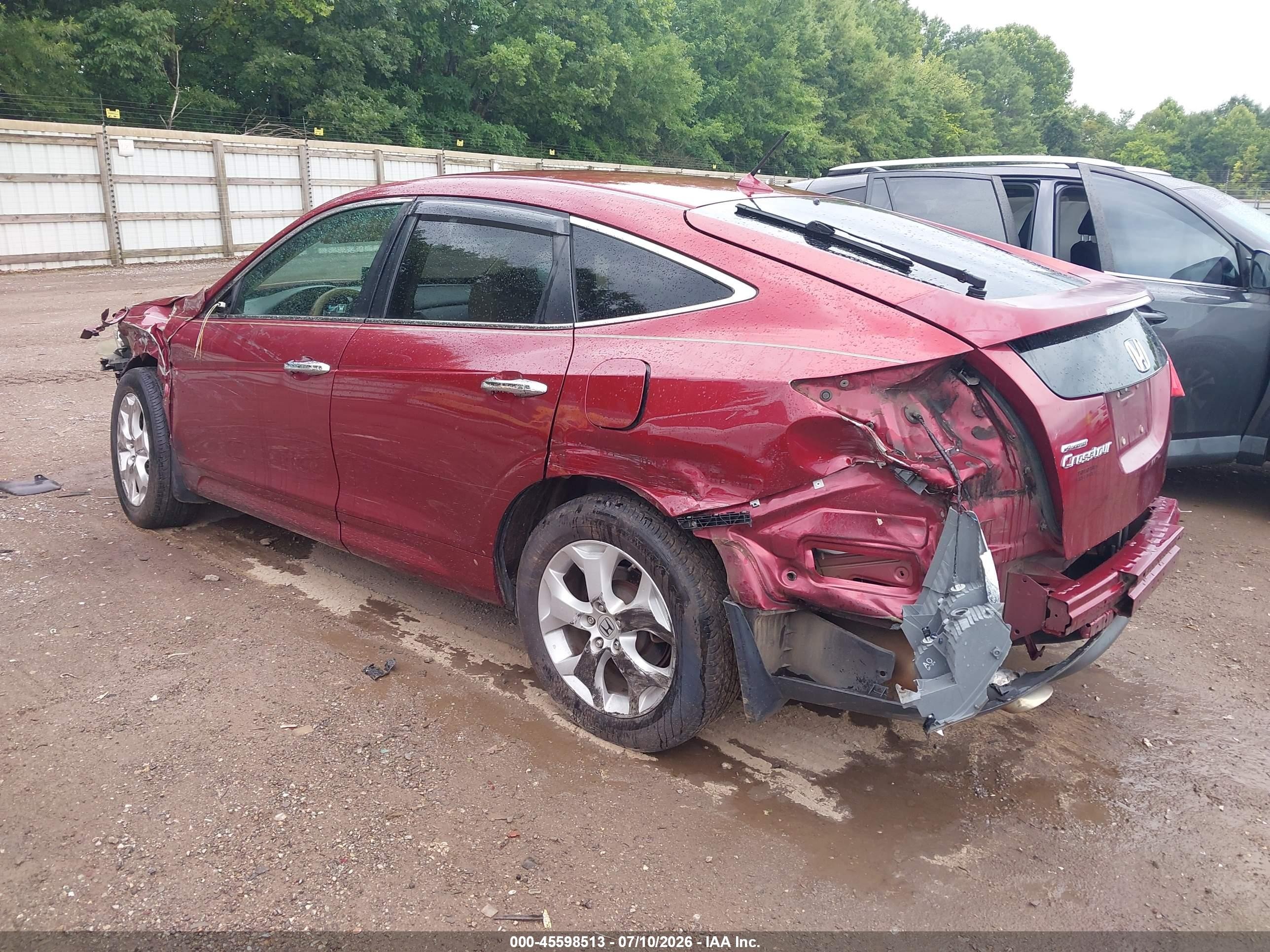 2010 Honda Accord Crosstour Ex-l Красный vin: 5J6TF1H56AL014920