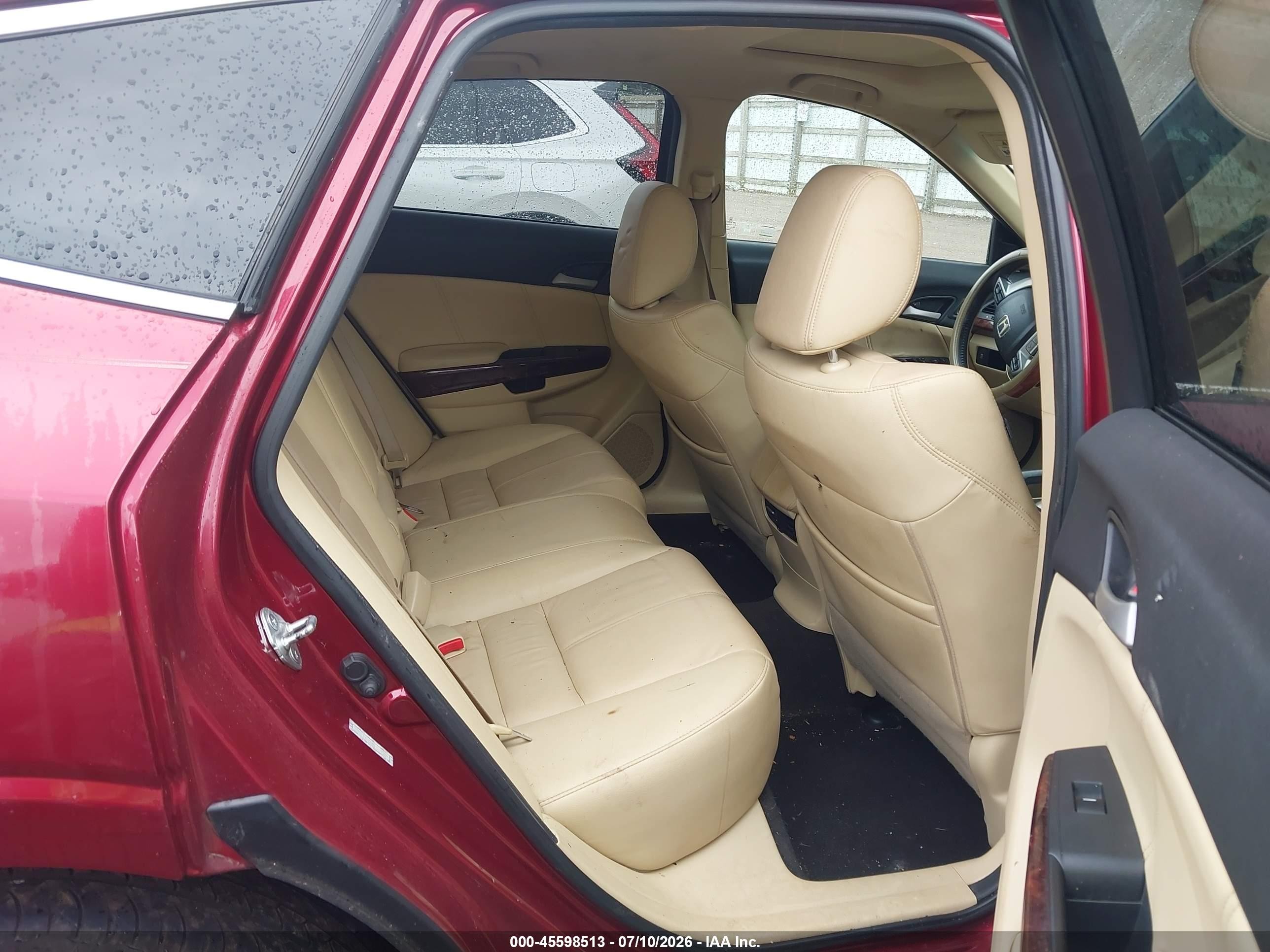 2010 Honda Accord Crosstour Ex-l Красный vin: 5J6TF1H56AL014920