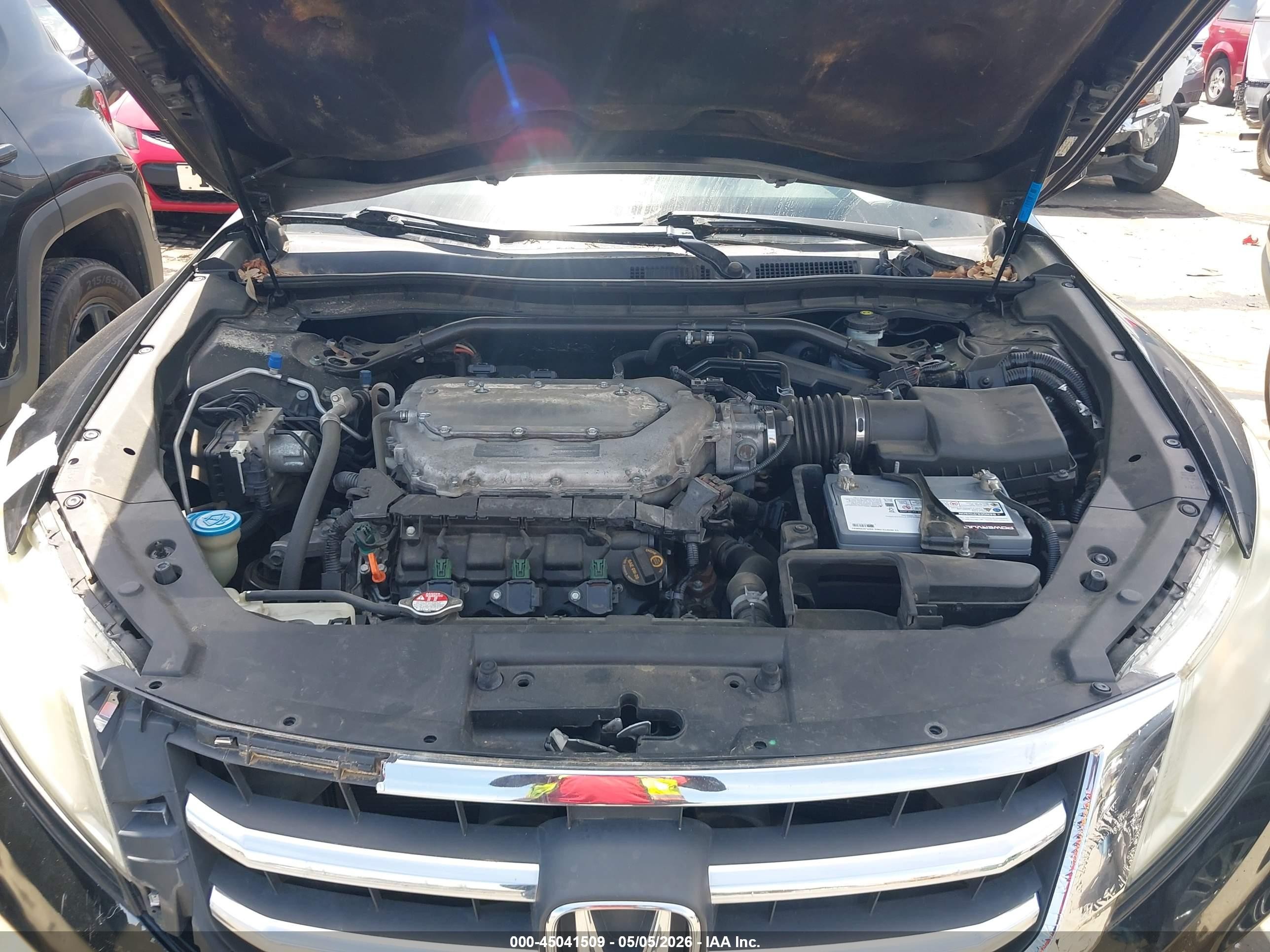 2013 Honda Crosstour Ex-l V6 Черный vin: 5J6TF1H56DL000326