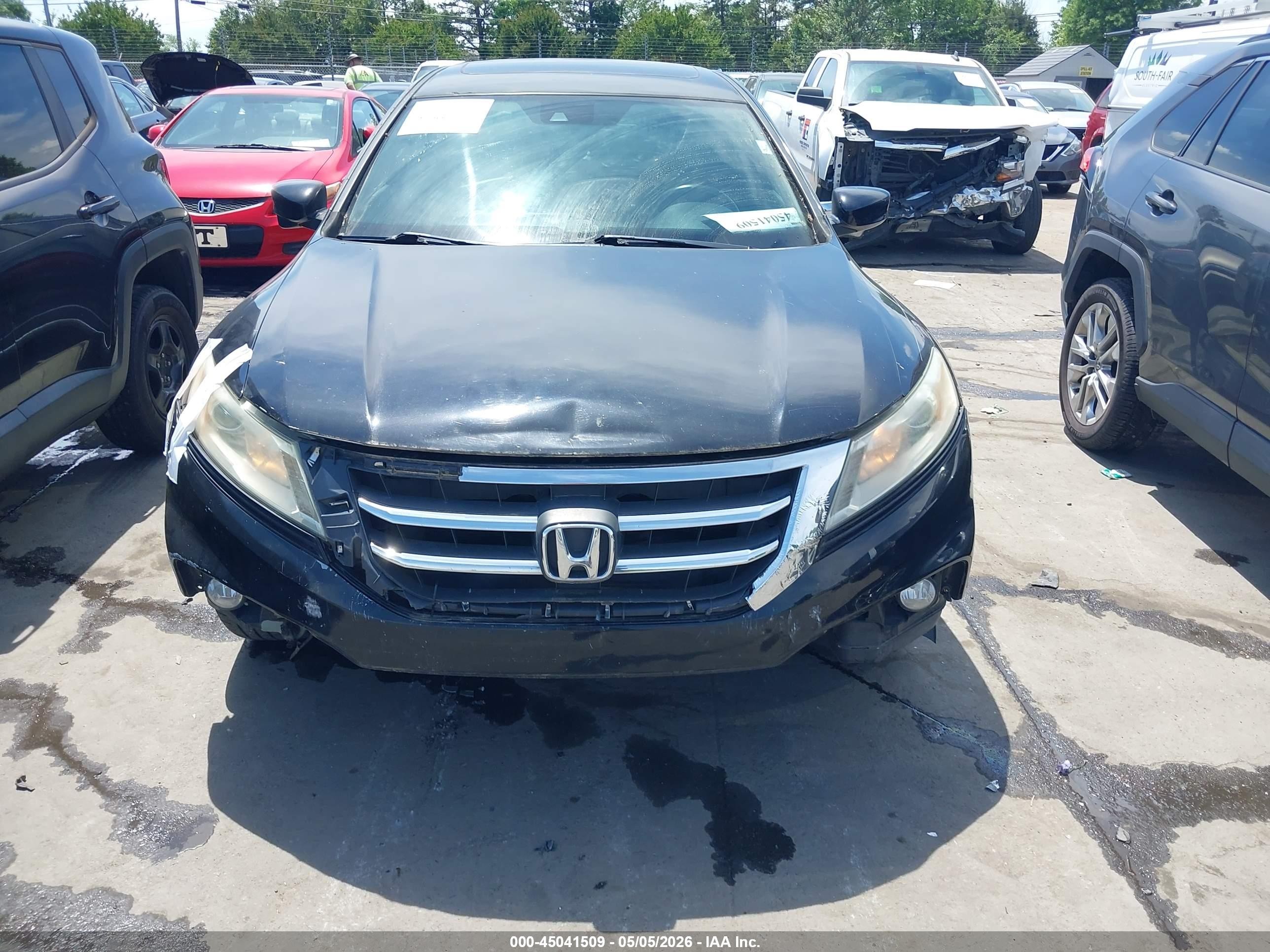 2013 Honda Crosstour Ex-l V6 Черный vin: 5J6TF1H56DL000326