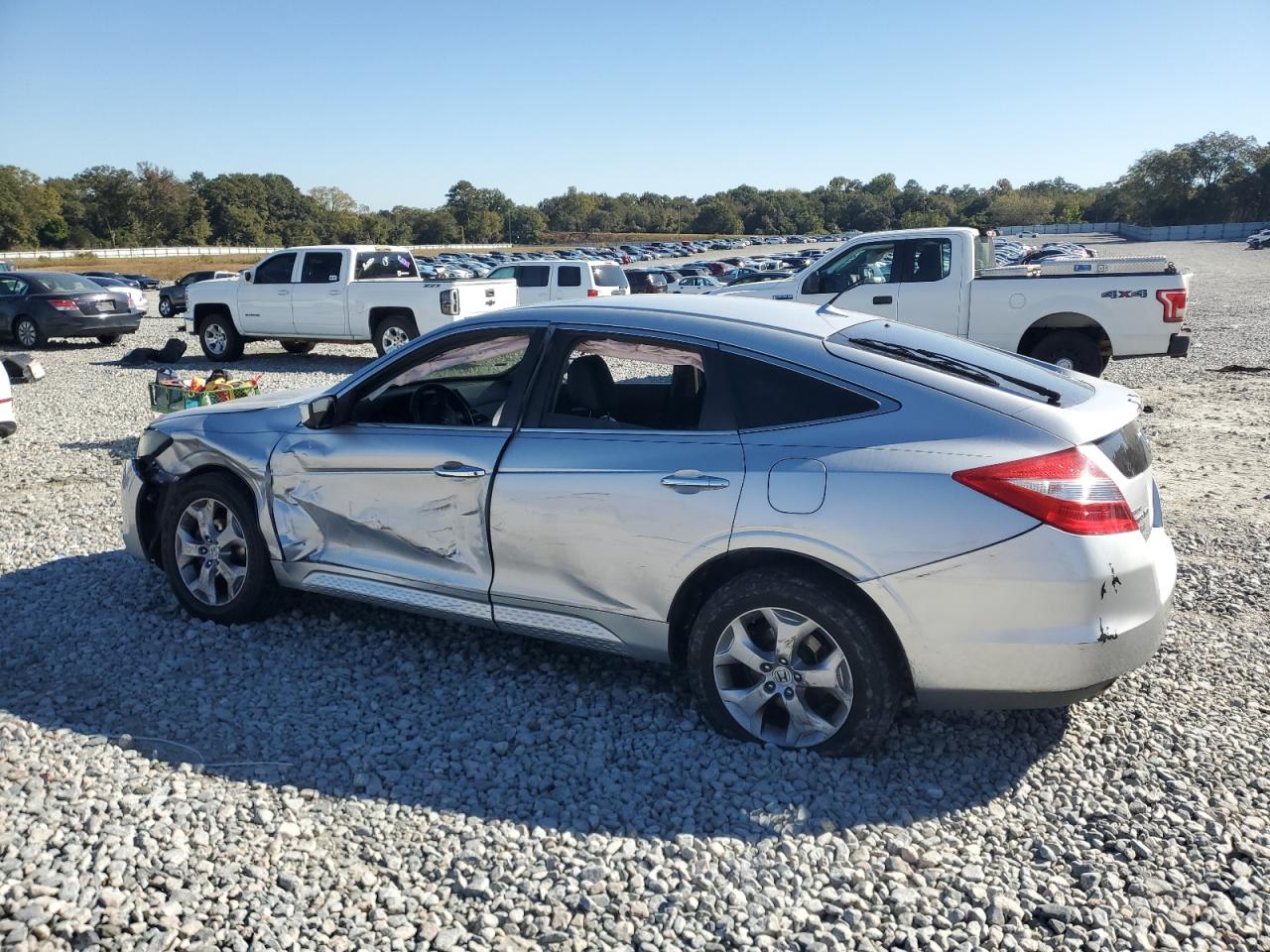 2010 Honda Crosstour Silver vin: 5J6TF1H57AL002887