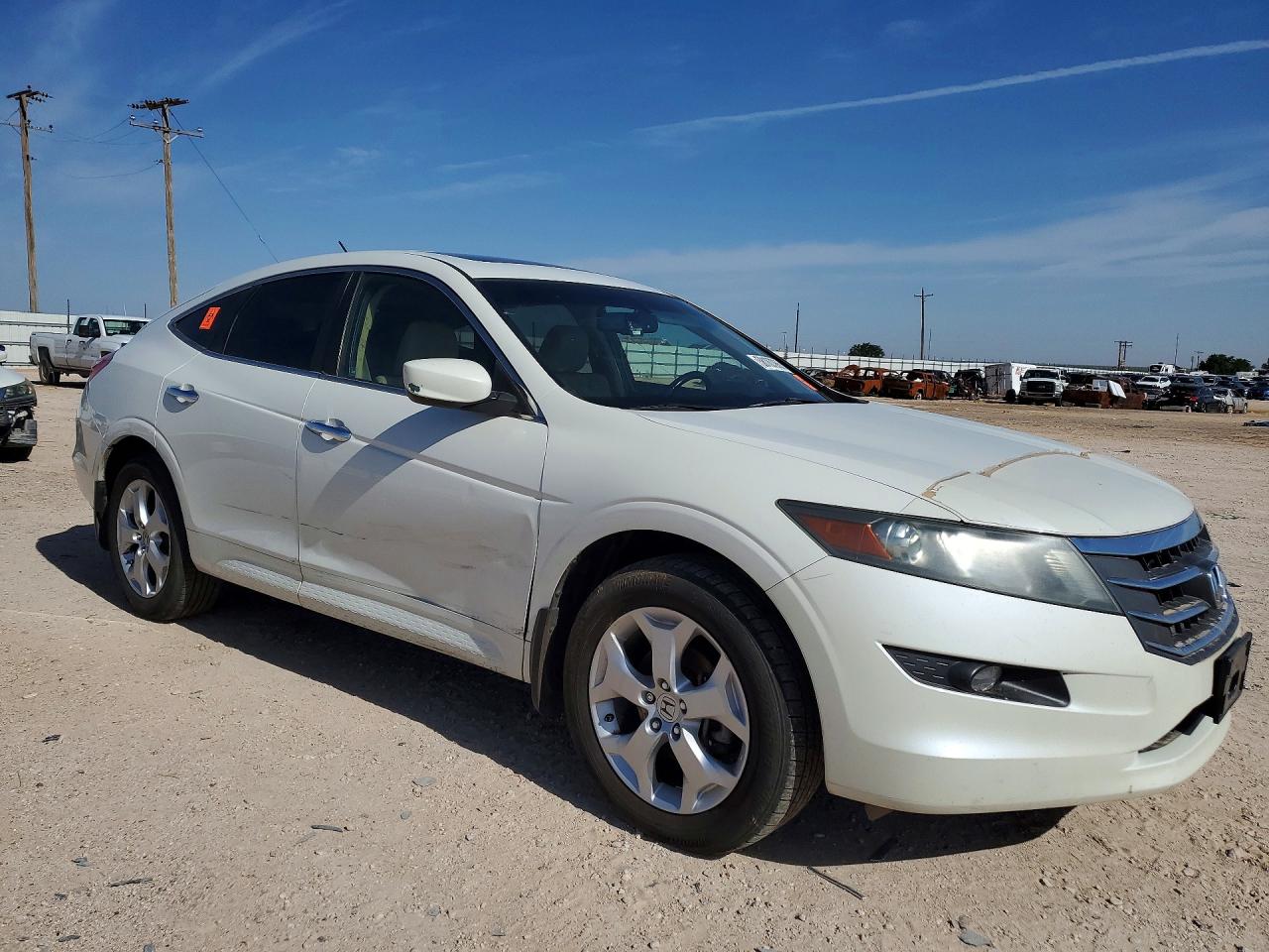 2010 Honda Accord Crosstour Exl White vin: 5J6TF1H57AL007796