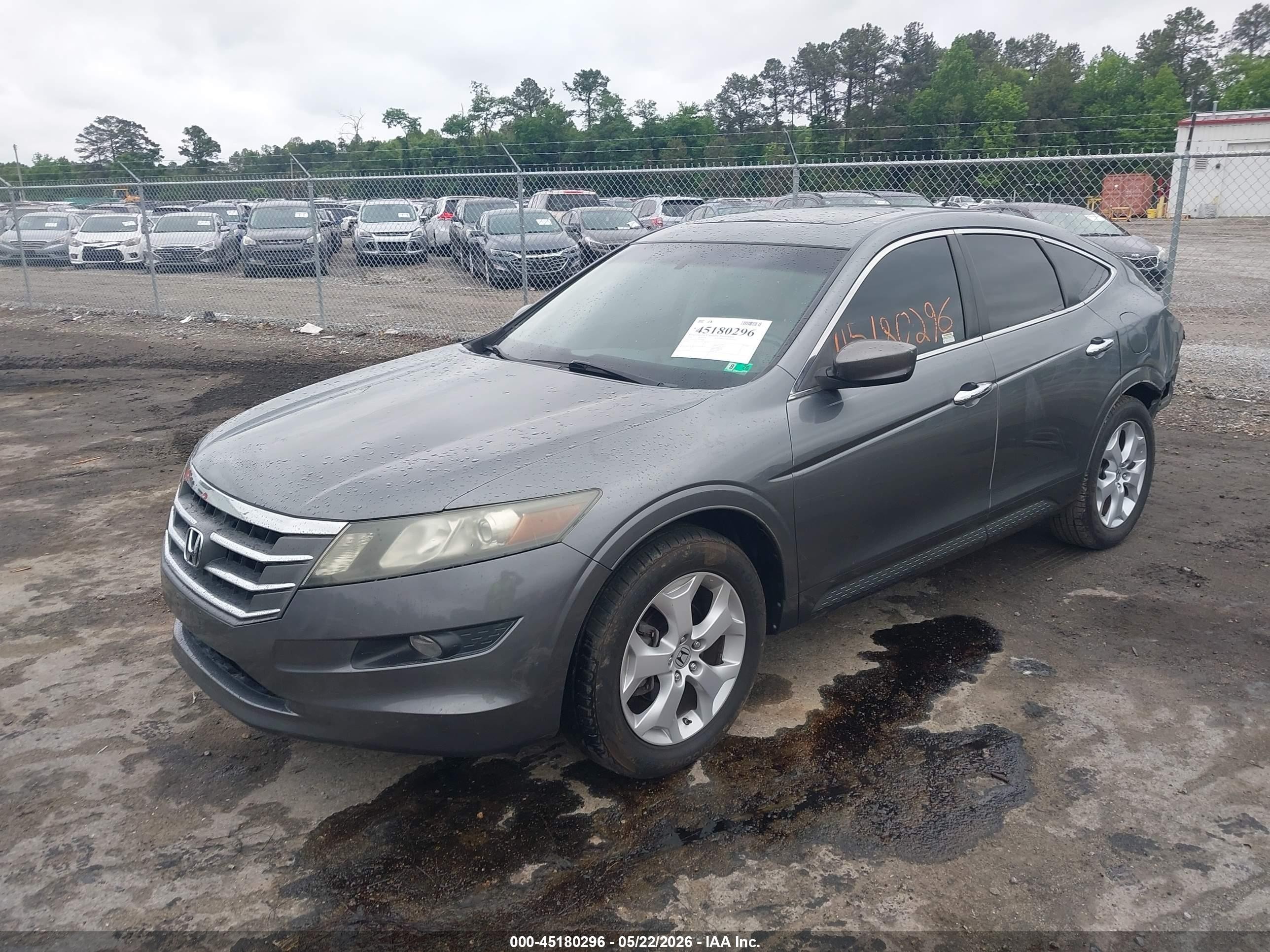 2010 Honda Accord Crosstour Ex-l Gray vin: 5J6TF1H57AL008981