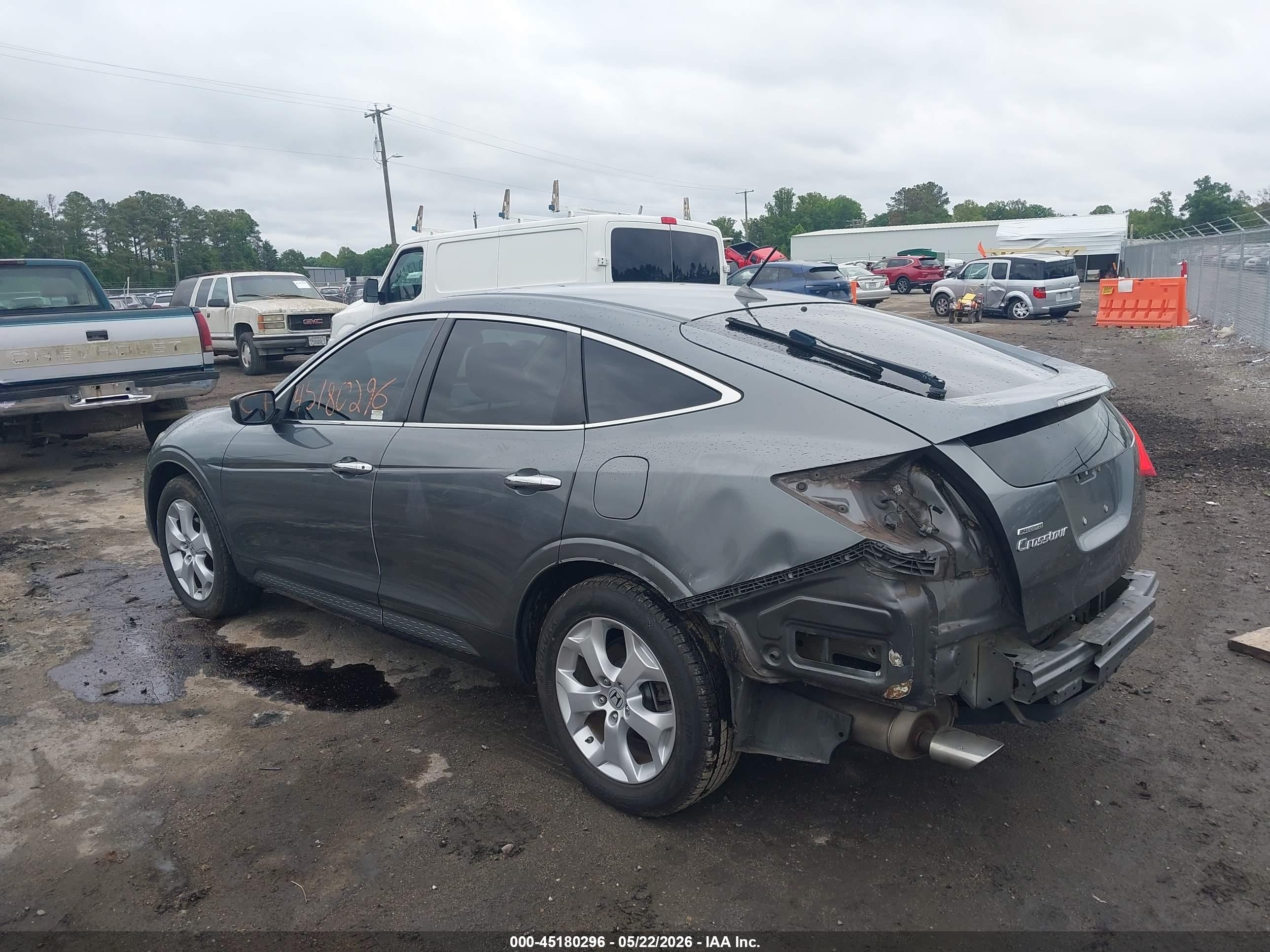 2010 Honda Accord Crosstour Ex-l Gray vin: 5J6TF1H57AL008981