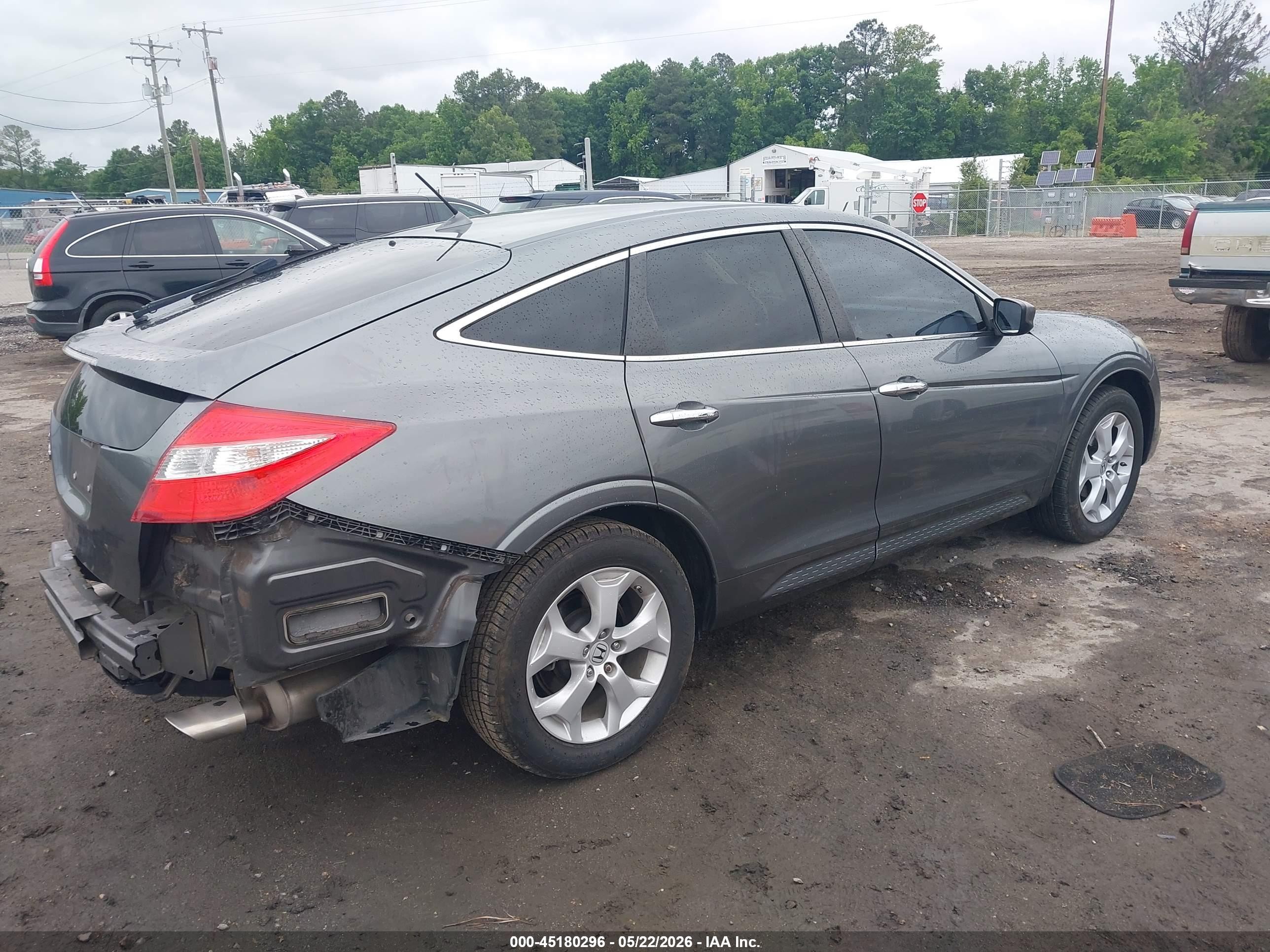 2010 Honda Accord Crosstour Ex-l Gray vin: 5J6TF1H57AL008981