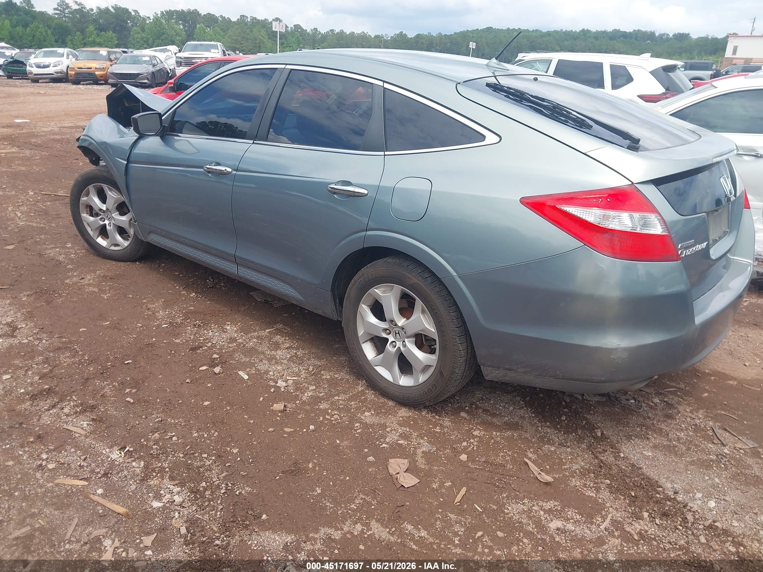 2010 Honda Accord Crosstour Ex-l Gray vin: 5J6TF1H57AL012173