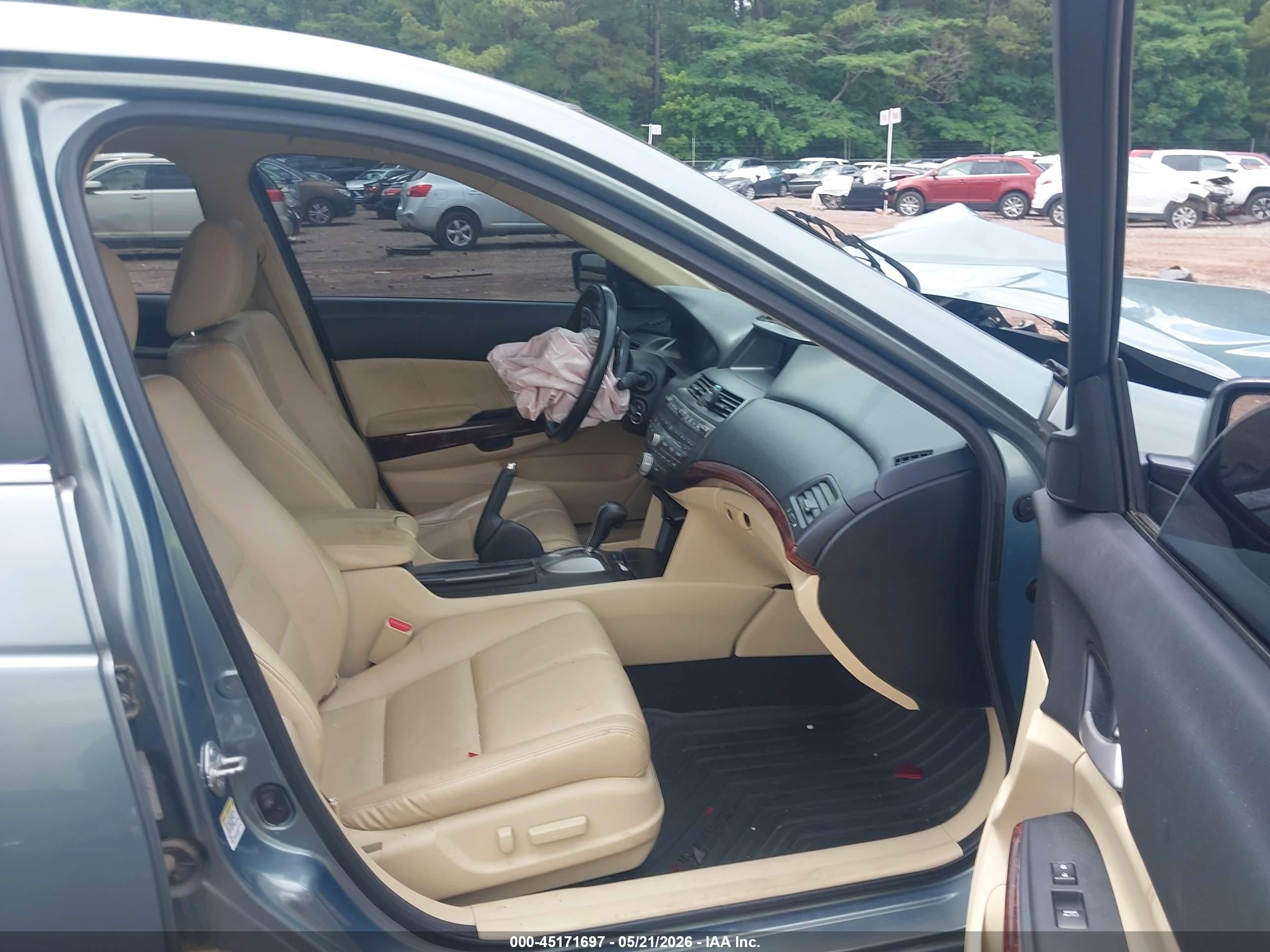 2010 Honda Accord Crosstour Ex-l Gray vin: 5J6TF1H57AL012173