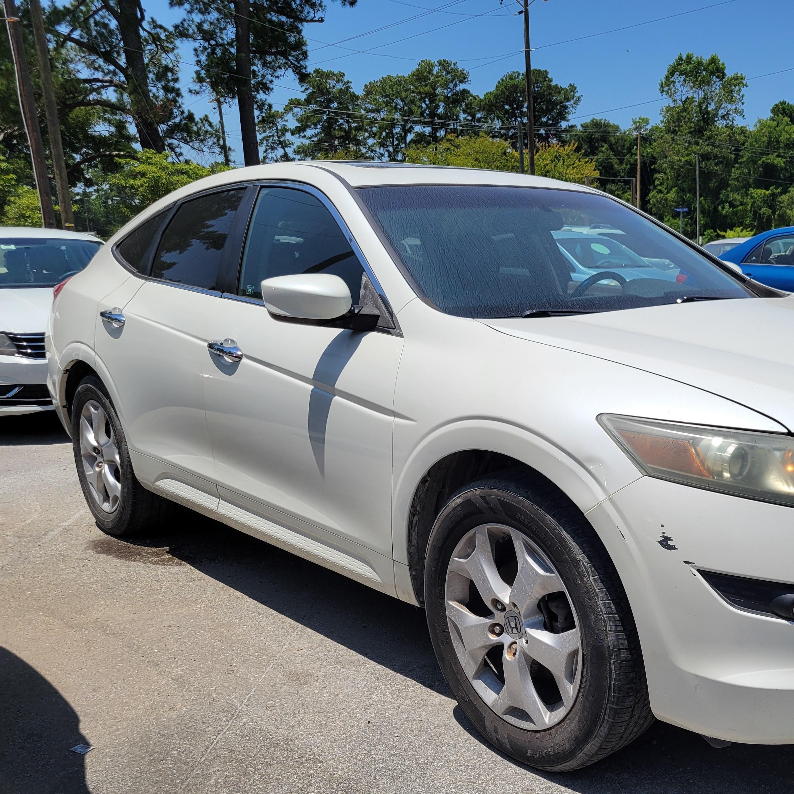 2010 Honda Accord Crosstour Ex-l Белый vin: 5J6TF1H57AL015560