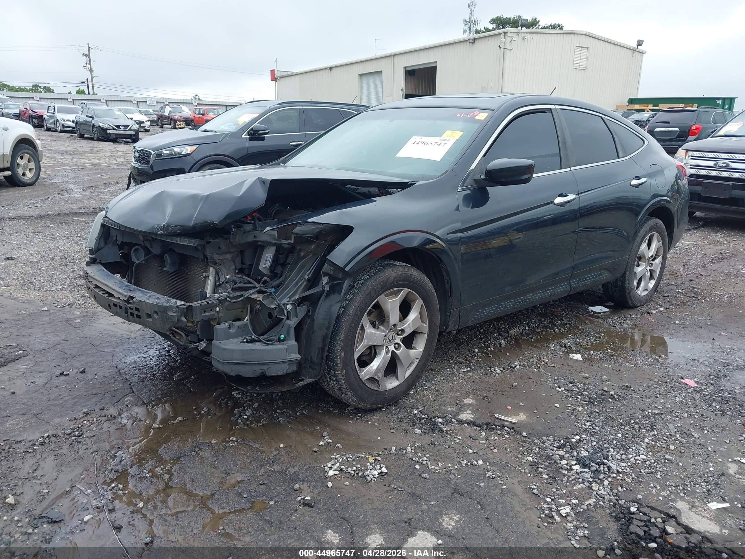 2011 Honda Accord Crosstour Ex-l Black vin: 5J6TF1H57BL000820