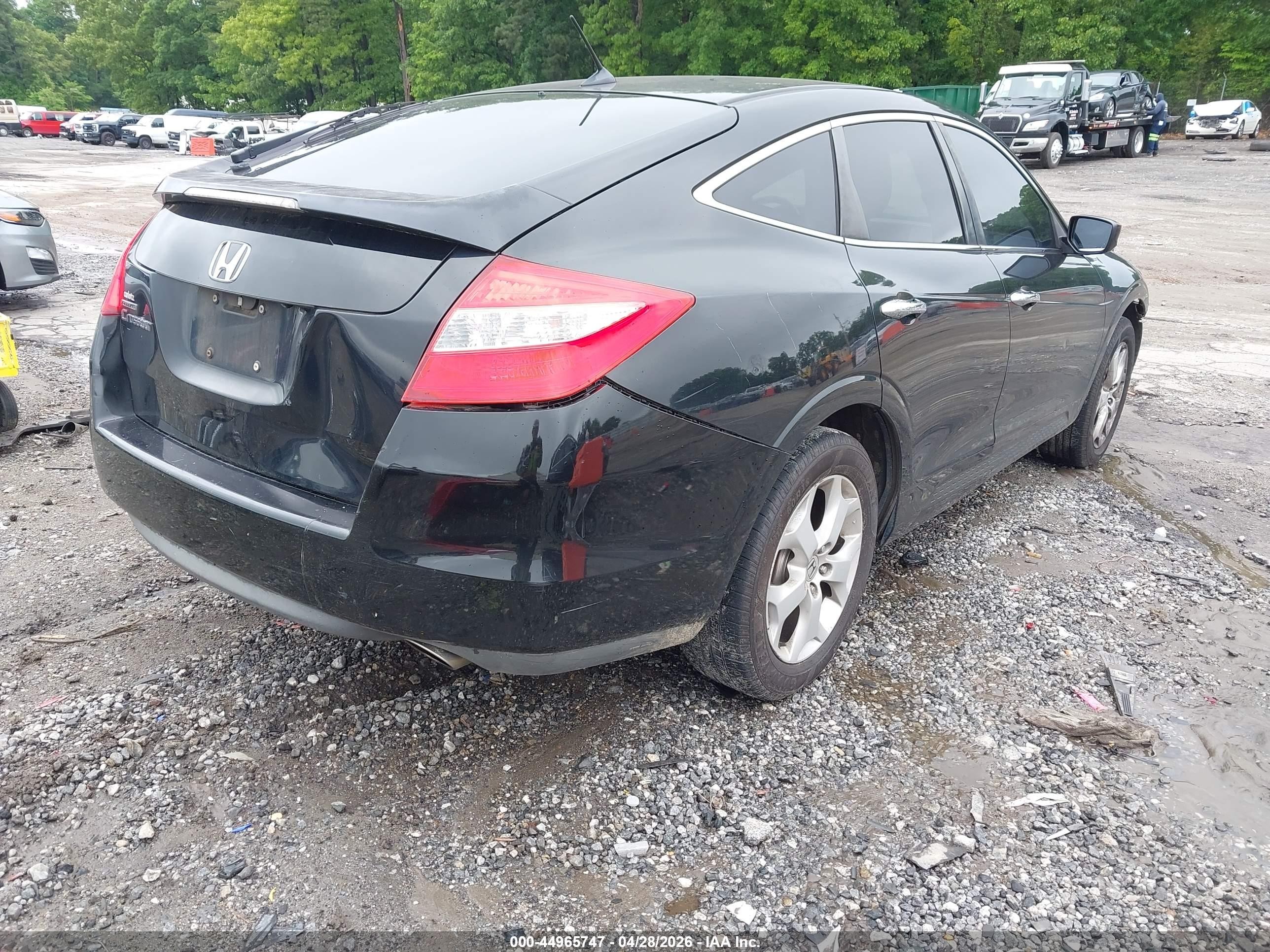 2011 Honda Accord Crosstour Ex-l Black vin: 5J6TF1H57BL000820