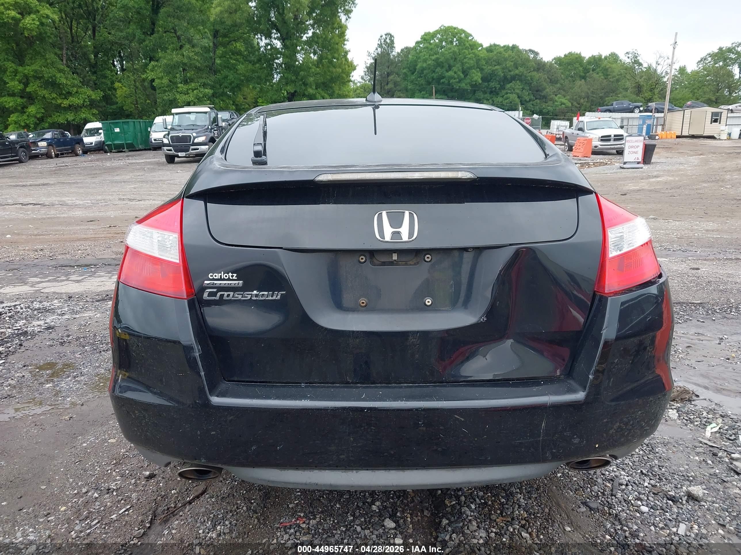 2011 Honda Accord Crosstour Ex-l Black vin: 5J6TF1H57BL000820