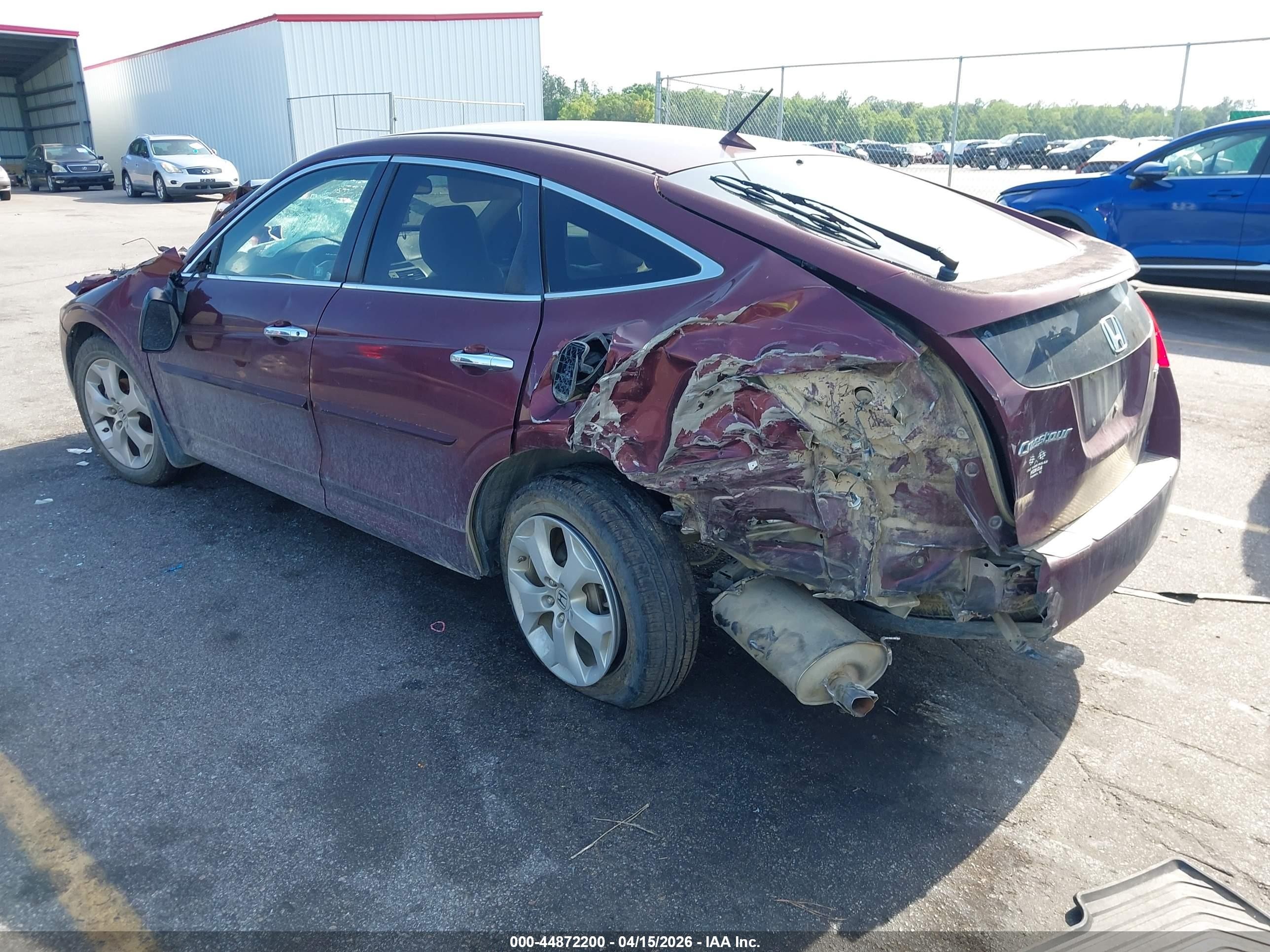 2012 Honda Crosstour Ex-l Burgundy vin: 5J6TF1H57CL005534
