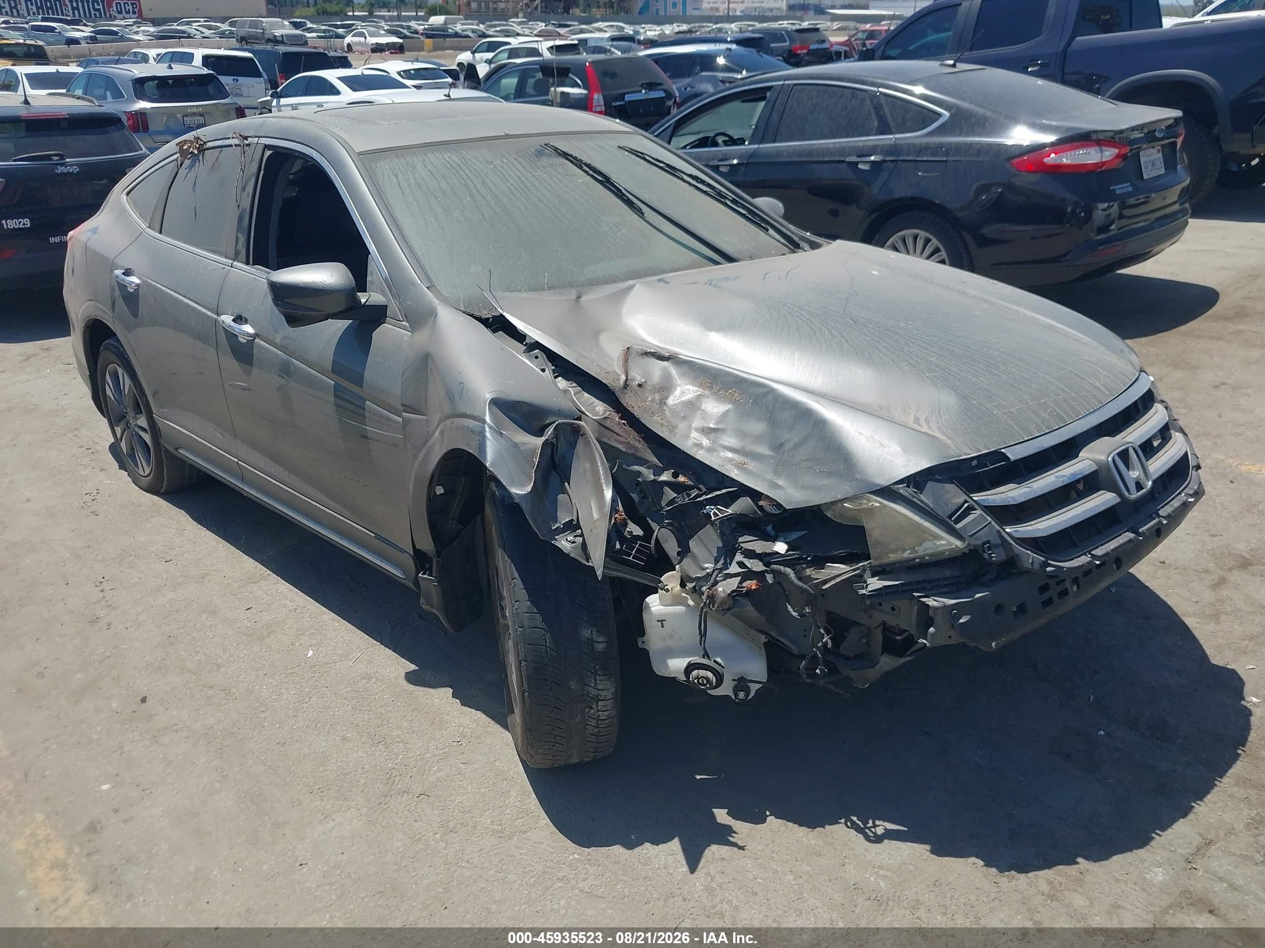 2014 Honda Crosstour Ex-l V6 Серый vin: 5J6TF1H57EL002684