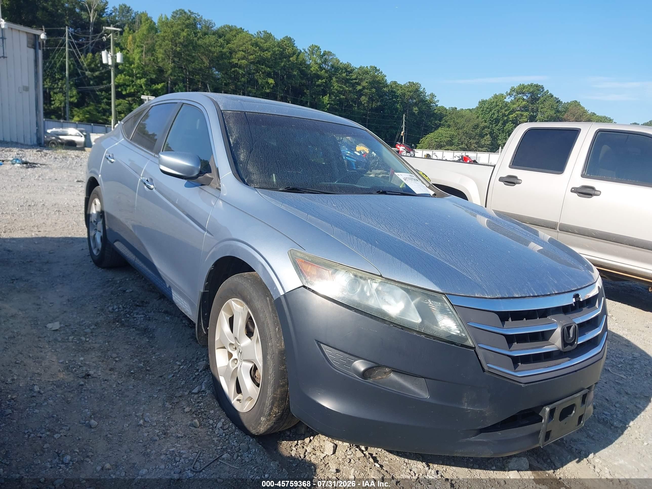 2010 Honda Accord Crosstour Ex-l Blue vin: 5J6TF1H58AL006348