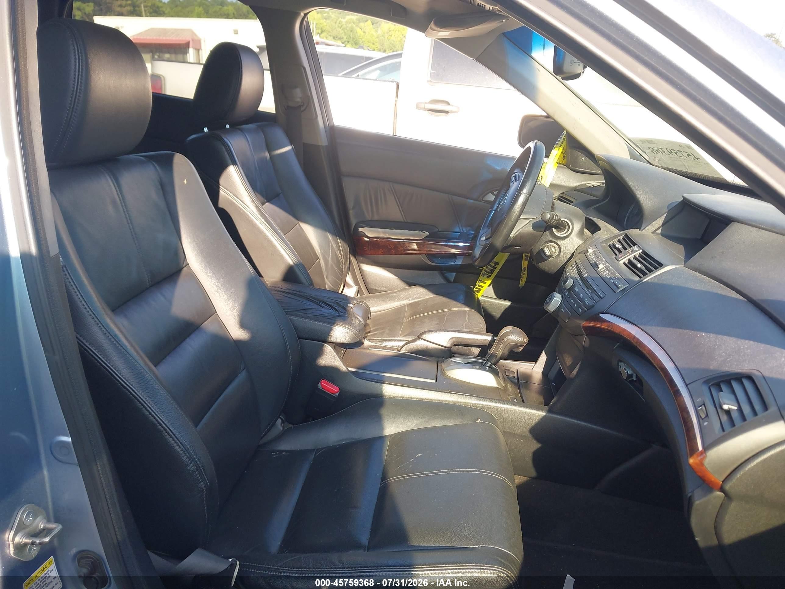 2010 Honda Accord Crosstour Ex-l Blue vin: 5J6TF1H58AL006348