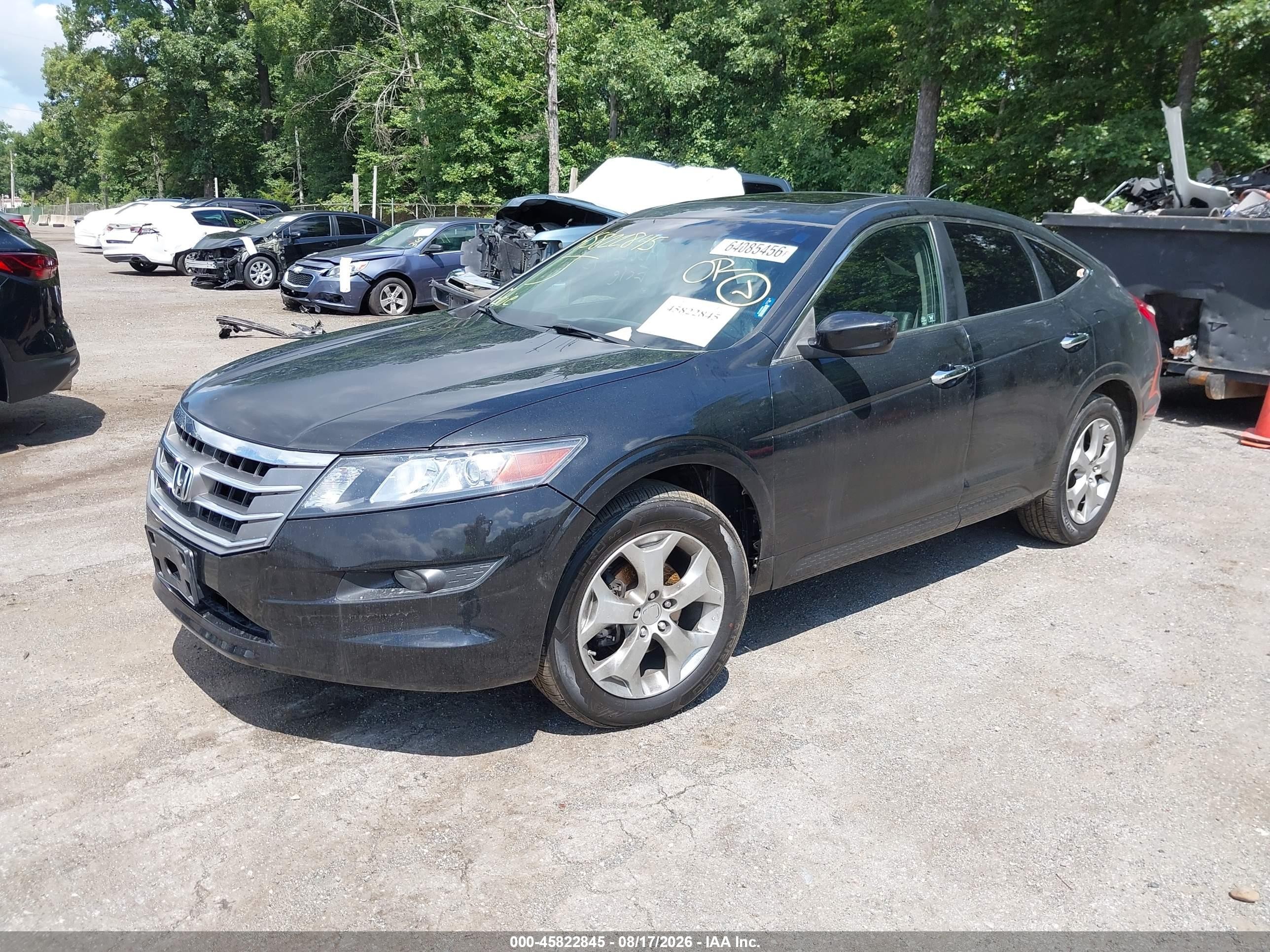 2010 Honda Accord Crosstour Ex-l Black vin: 5J6TF1H58AL006804