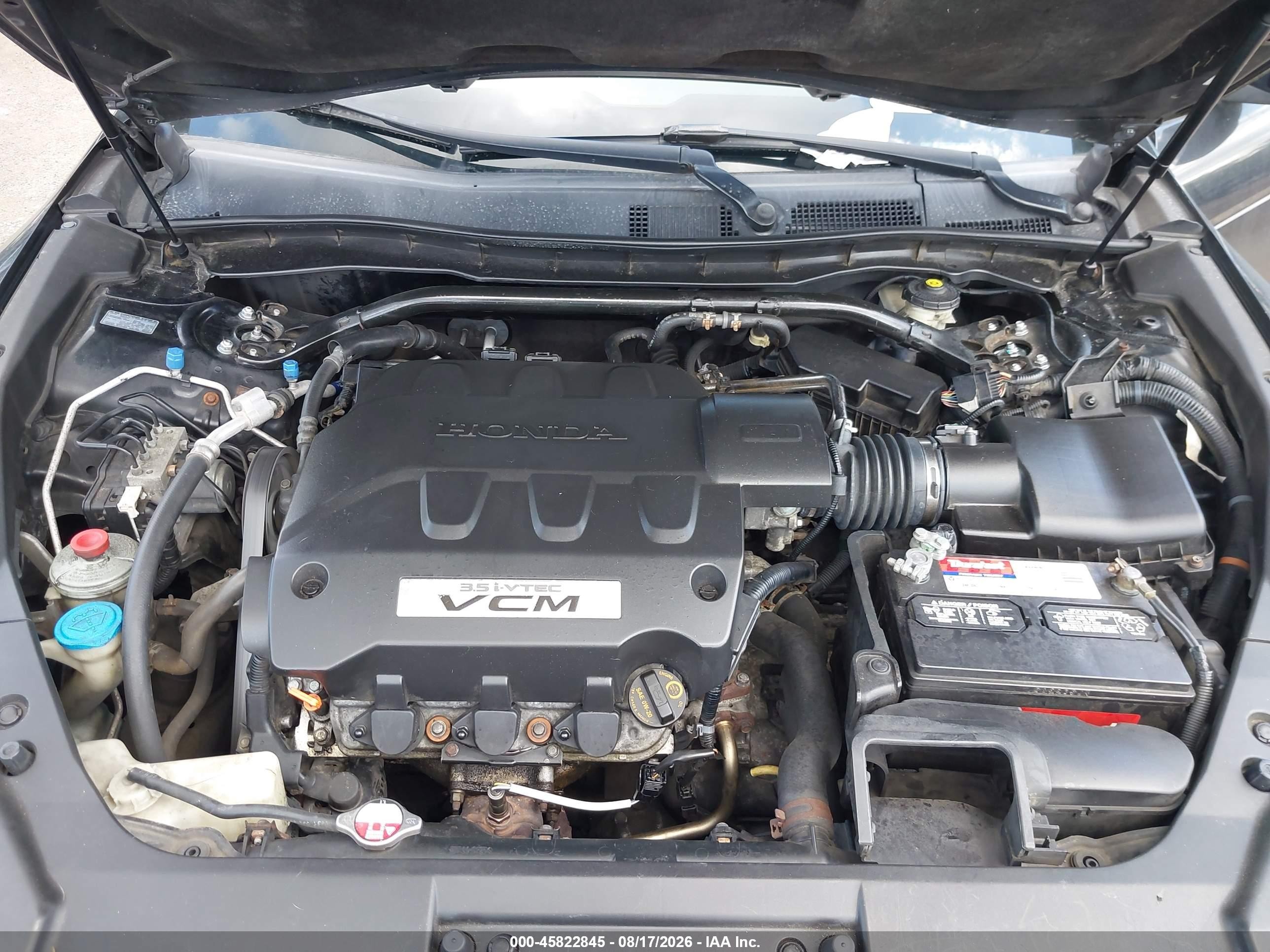2010 Honda Accord Crosstour Ex-l Black vin: 5J6TF1H58AL006804