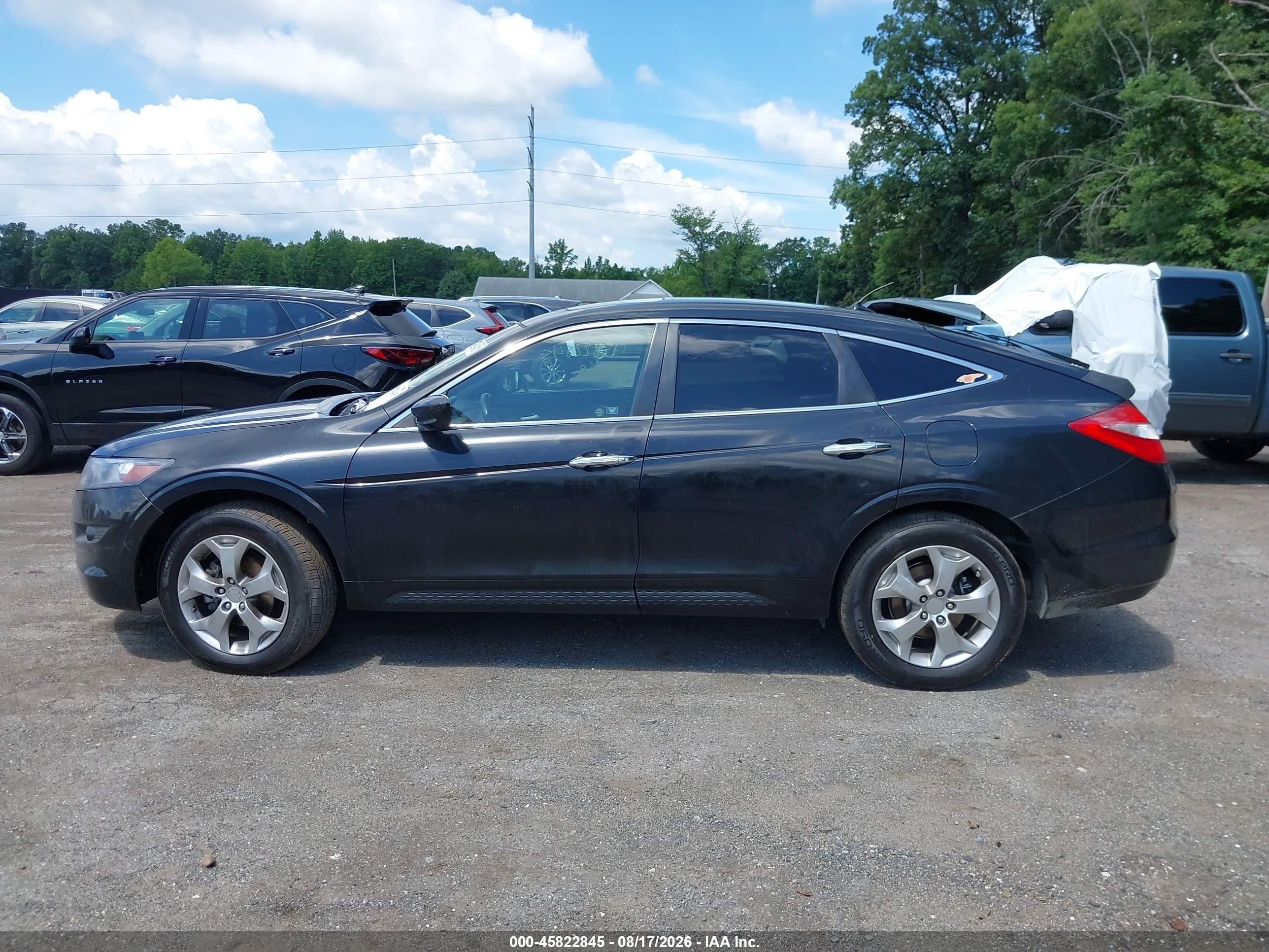 2010 Honda Accord Crosstour Ex-l Black vin: 5J6TF1H58AL006804