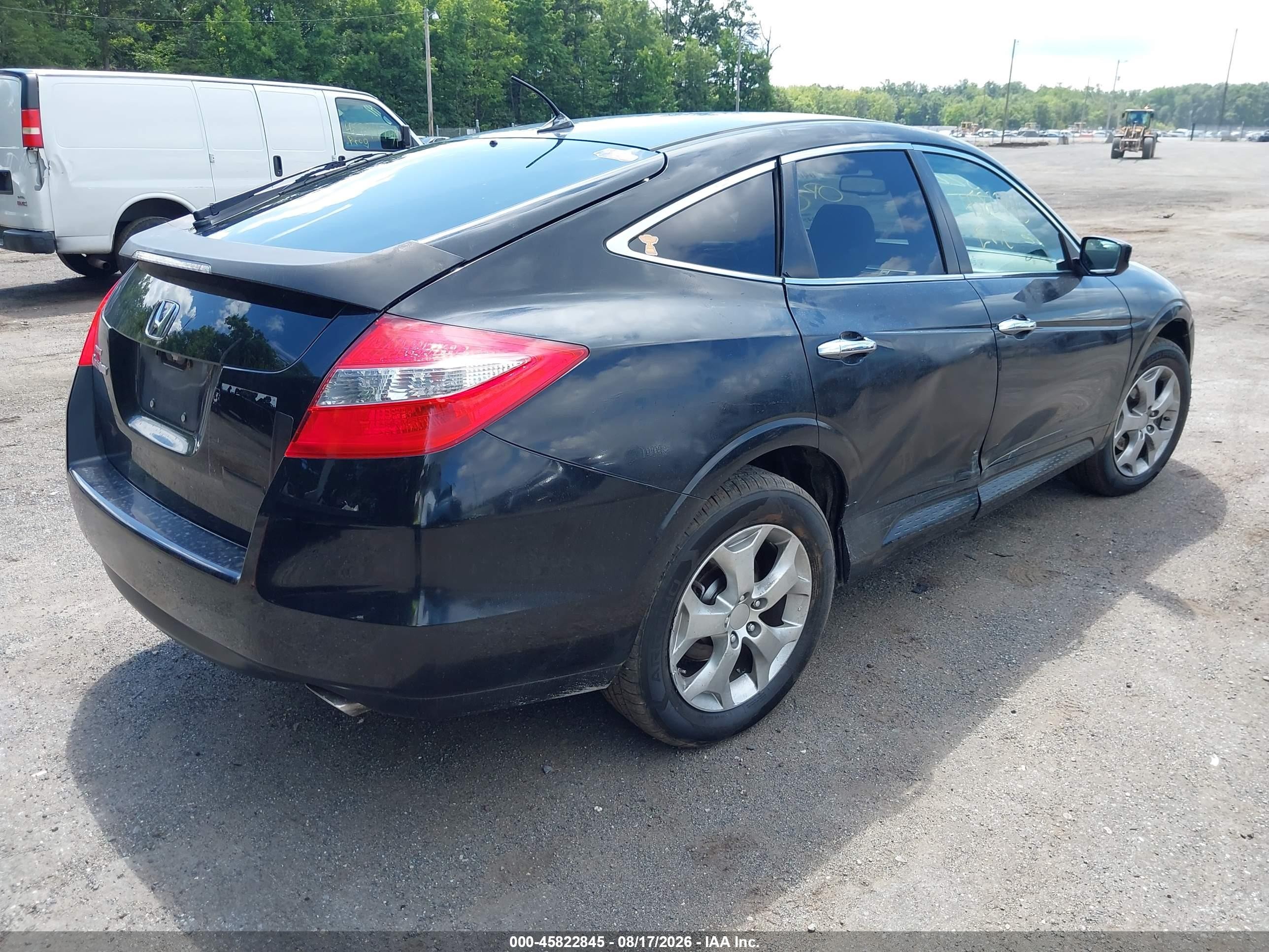 2010 Honda Accord Crosstour Ex-l Black vin: 5J6TF1H58AL006804