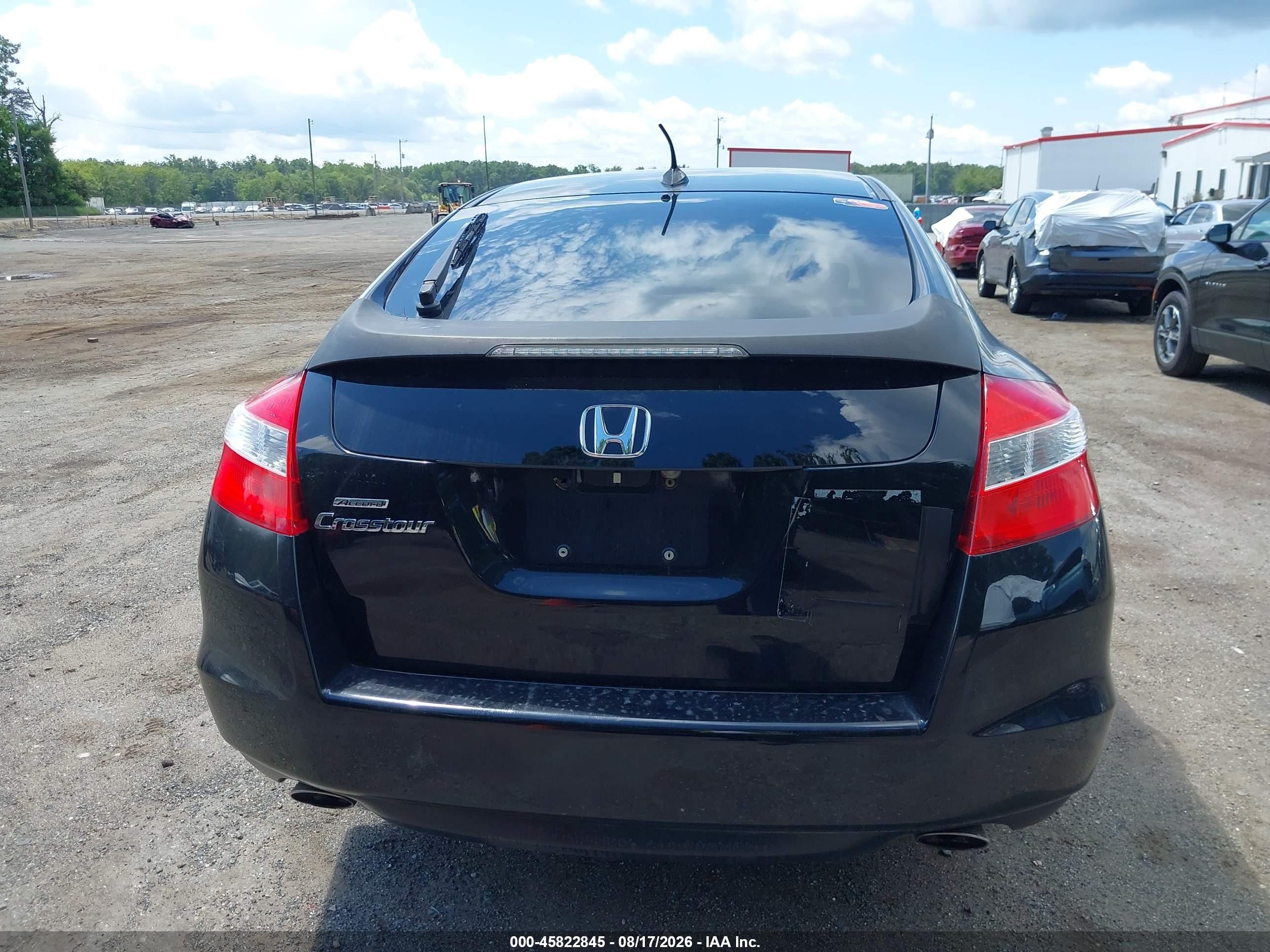 2010 Honda Accord Crosstour Ex-l Black vin: 5J6TF1H58AL006804