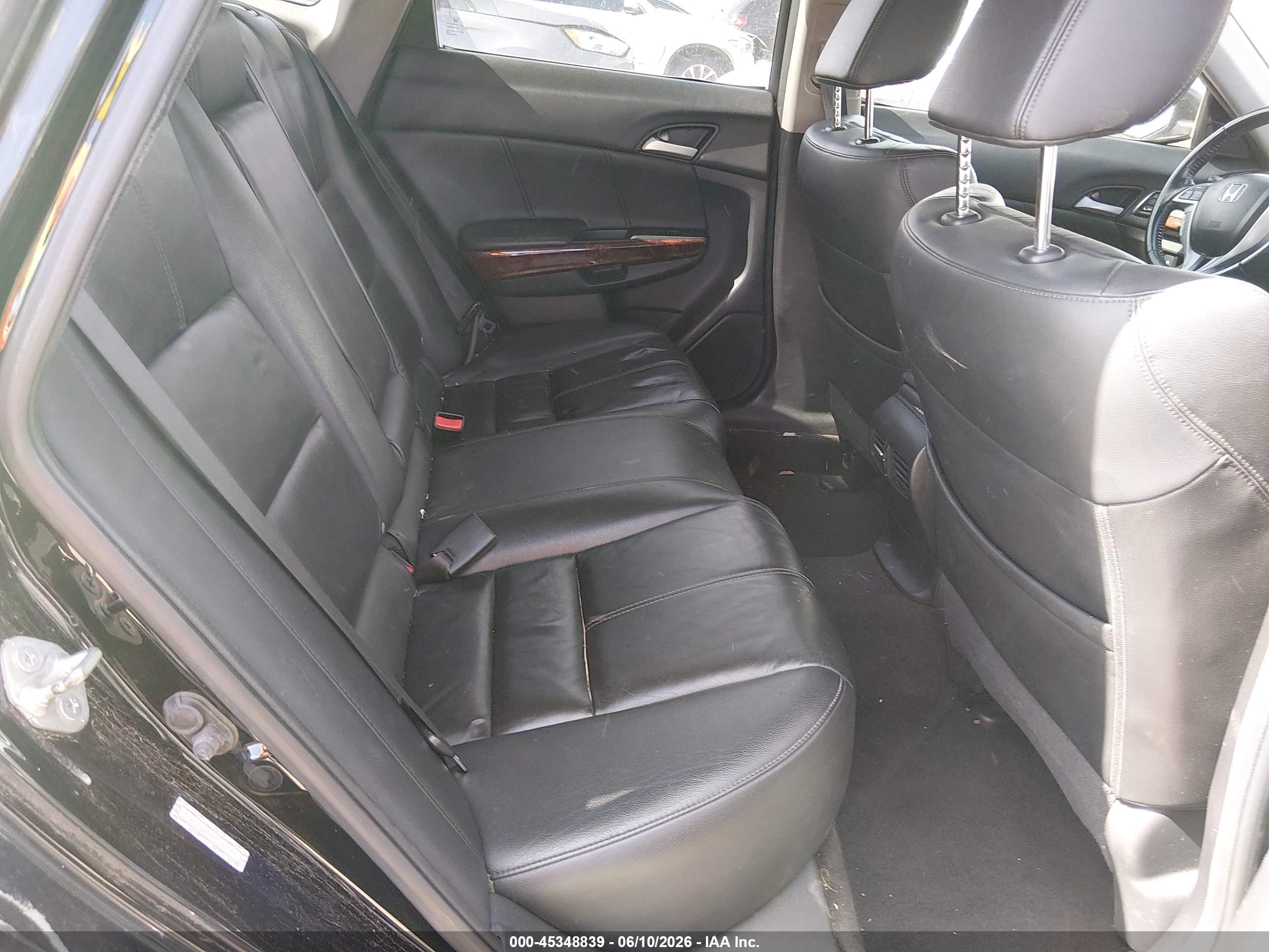 2010 Honda Accord Crosstour Ex-l Black vin: 5J6TF1H58AL014451