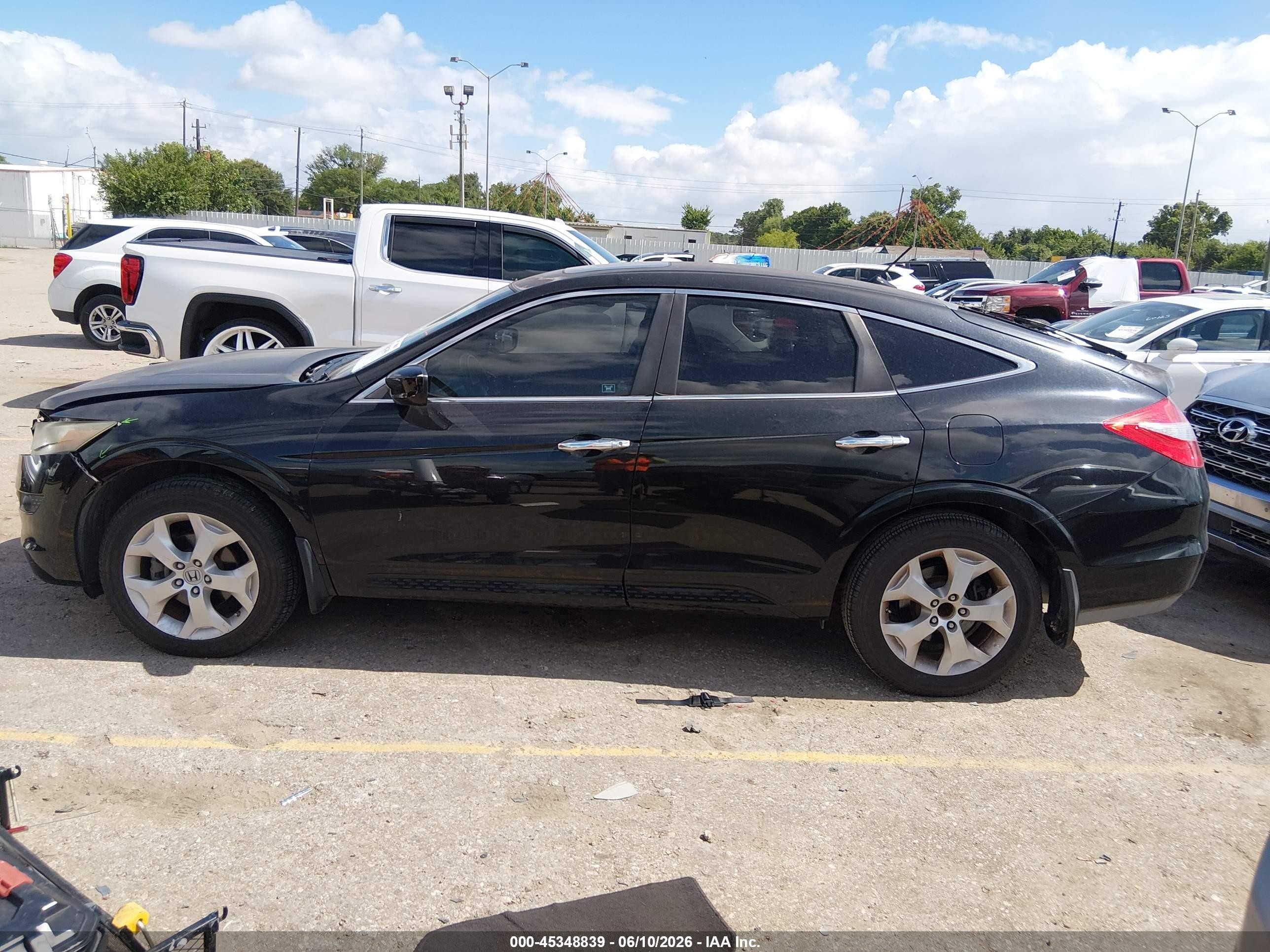 2010 Honda Accord Crosstour Ex-l Black vin: 5J6TF1H58AL014451