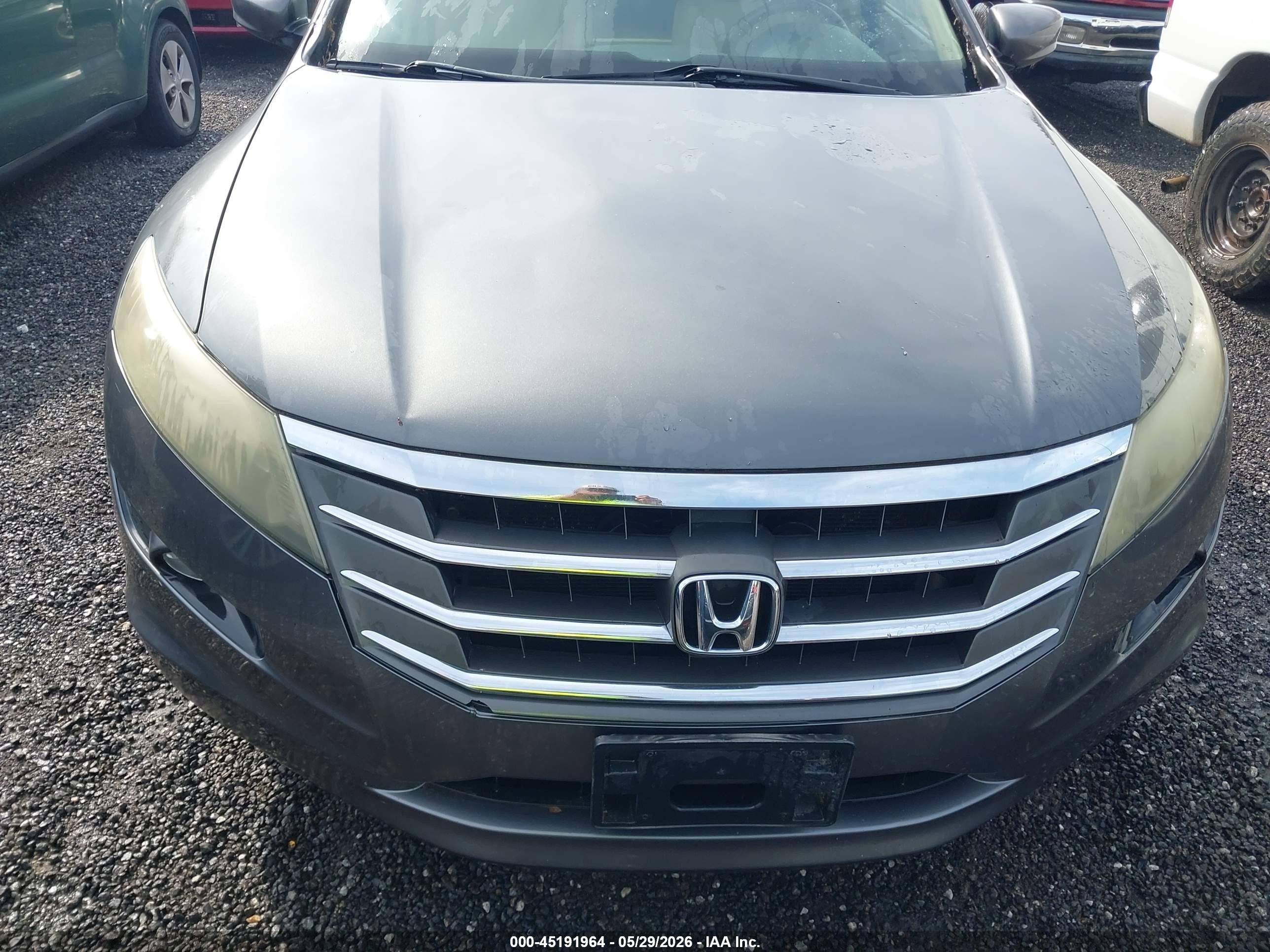 2010 Honda Accord Crosstour Ex-l Gray vin: 5J6TF1H58AL015826